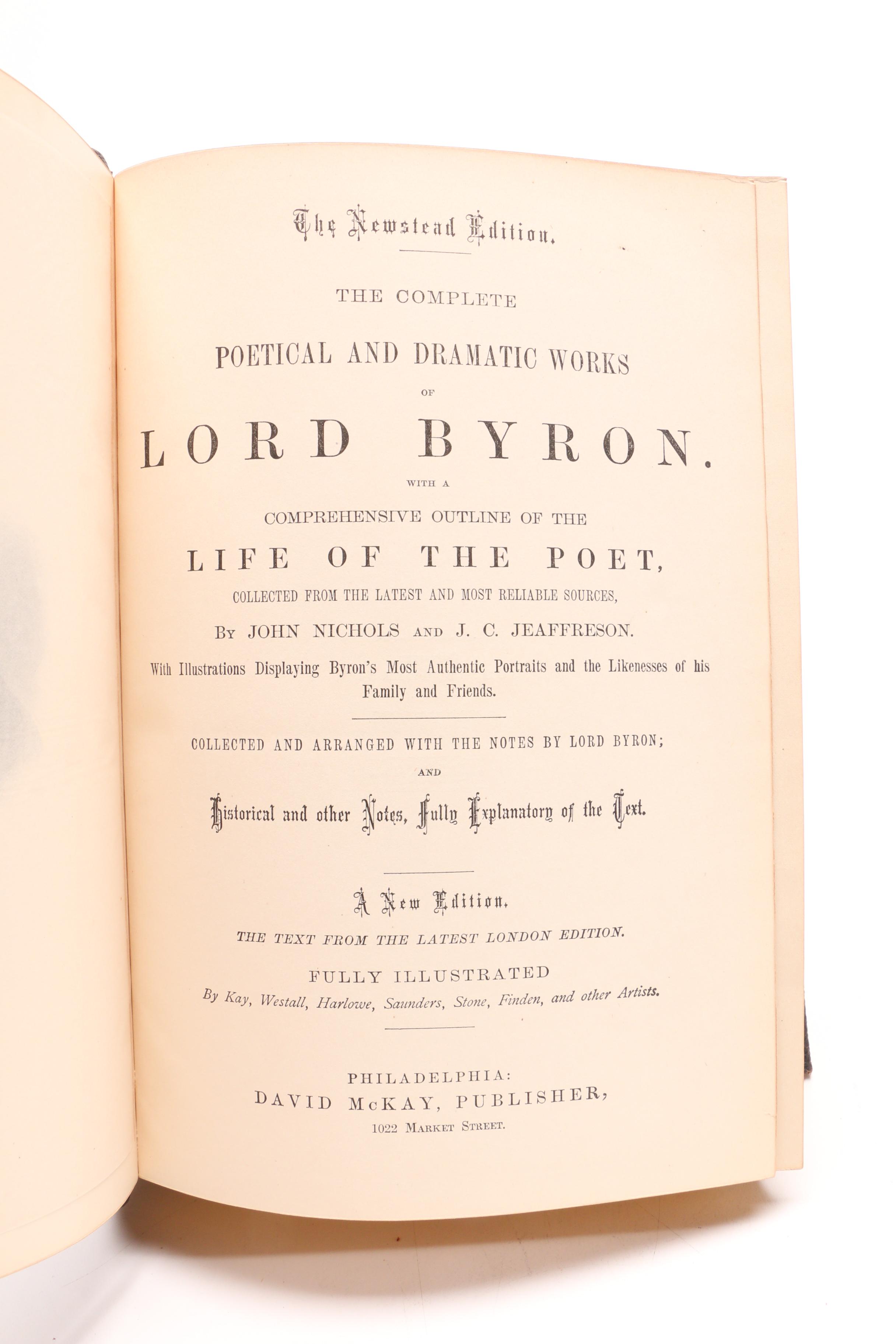 Antique Bible, Confession of Faith and Works by Lord Byron