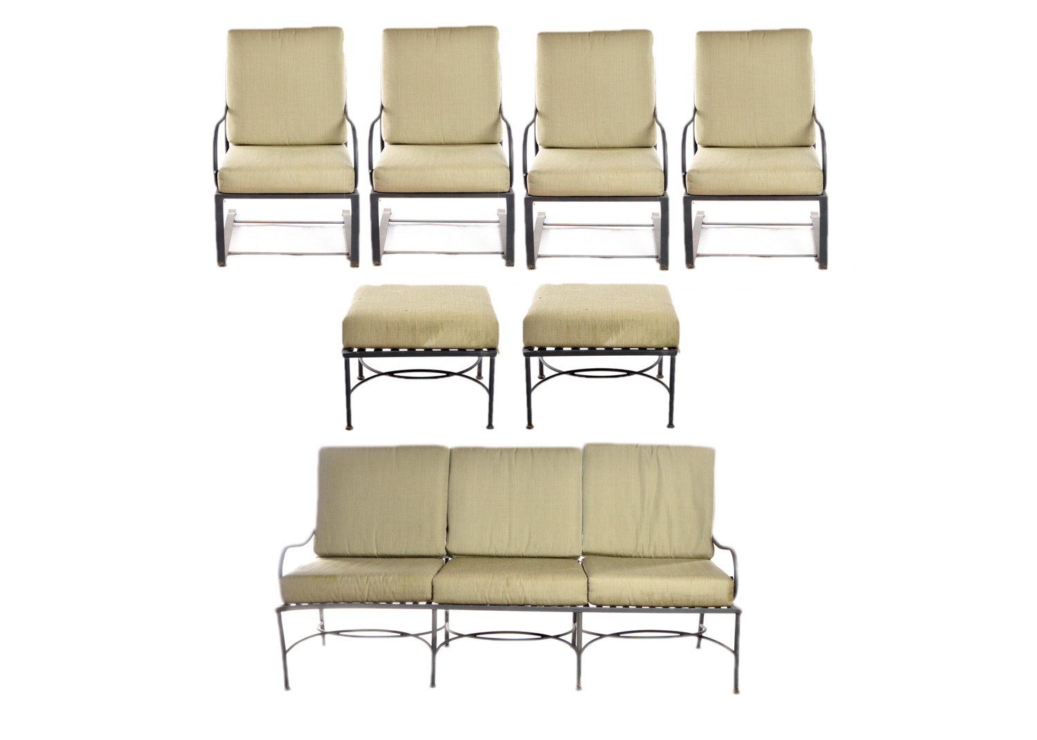 Metal Patio Furniture with Cushions