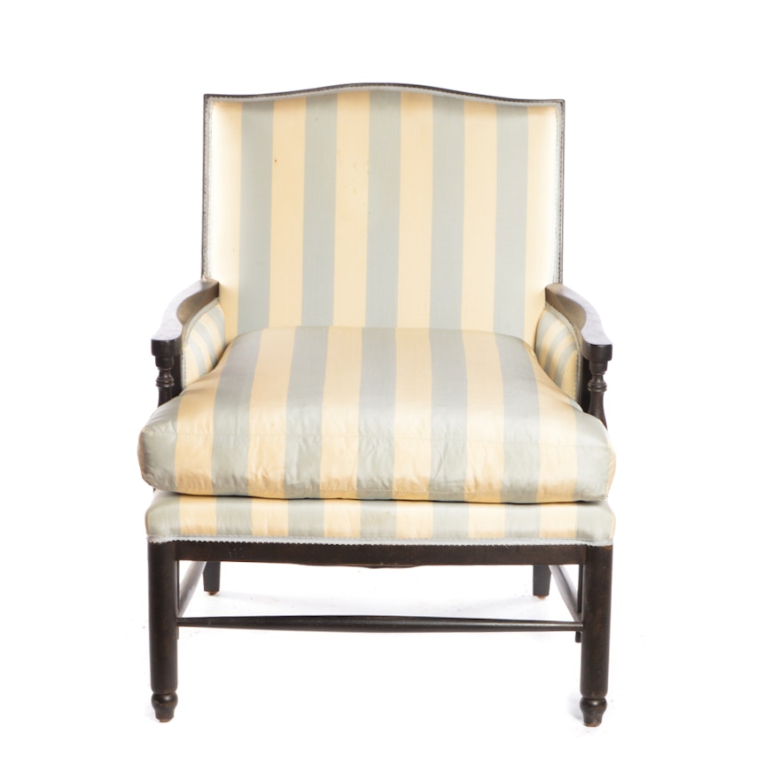 "Normandie" Upholstered Armchair by Minton-Spidell, 21st Century