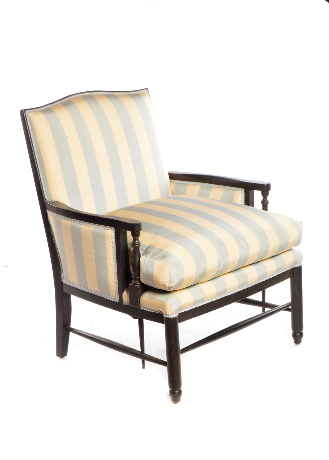 "Normandie" Upholstered Armchair by Minton-Spidell, 21st Century