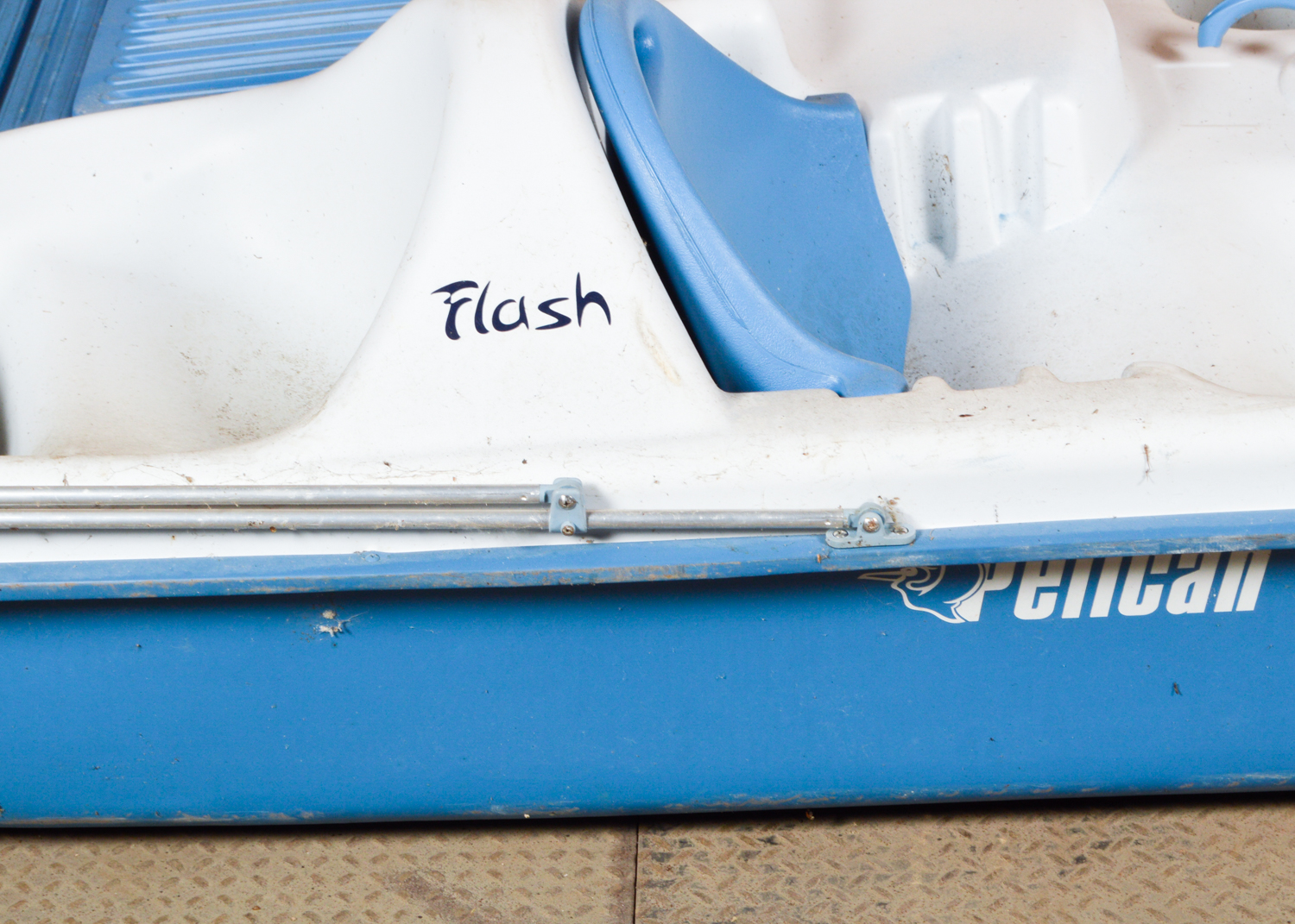 Pelican Ram-X Four-Person Pedal Boat with Retractable Awning