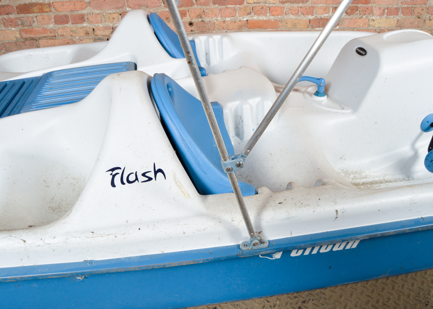 Pelican Ram-X Four-Person Pedal Boat with Retractable Awning