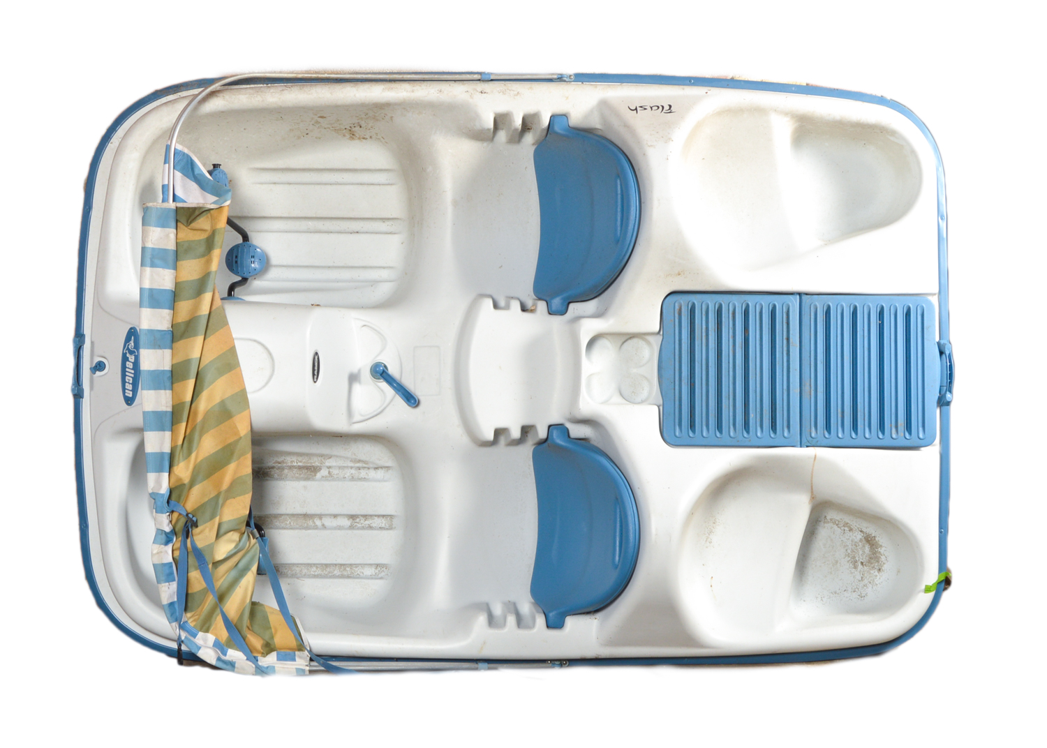 Pelican Ram-X Four-Person Pedal Boat with Retractable Awning