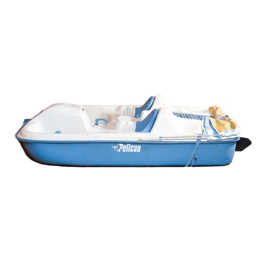 Pelican Ram-X Four-Person Pedal Boat with Retractable Awning