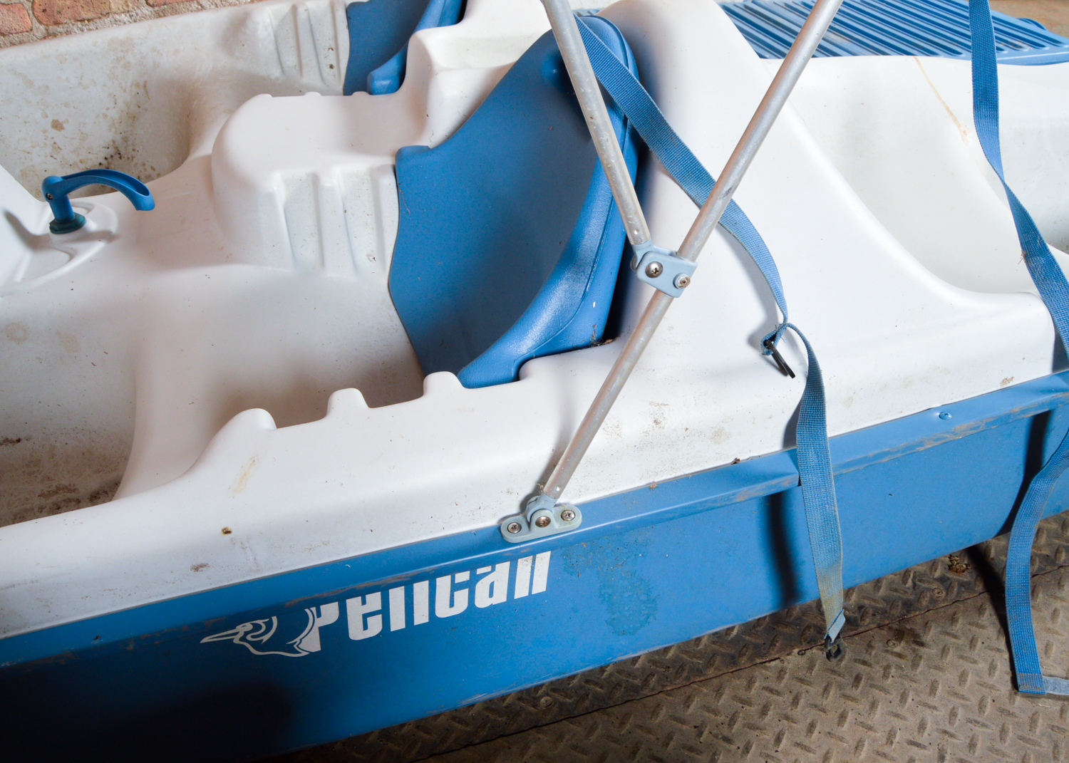 Pelican Ram-X Four-Person Pedal Boat with Retractable Awning