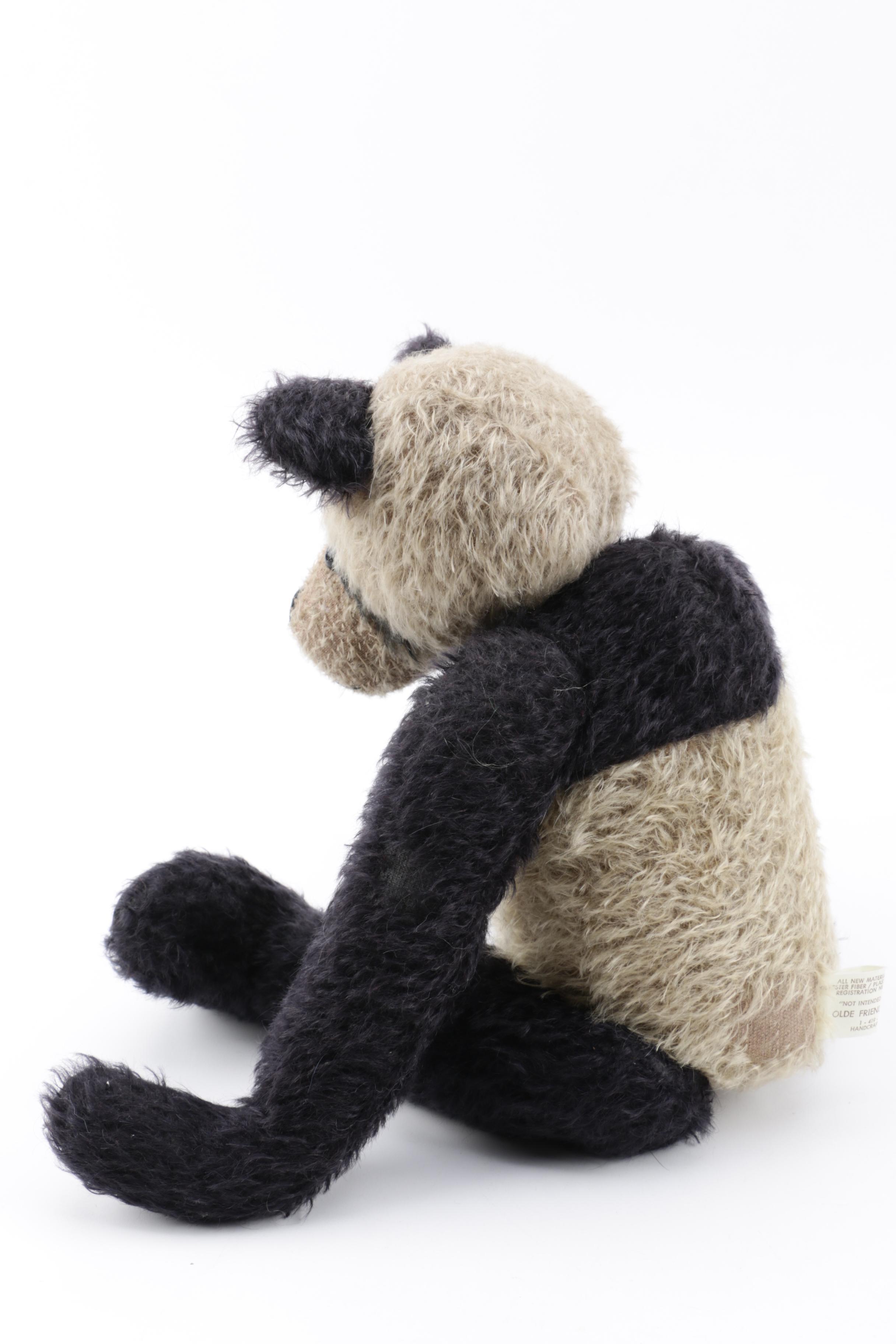 Vintage Olde Friends Bear Co. Mohair Panda Bear