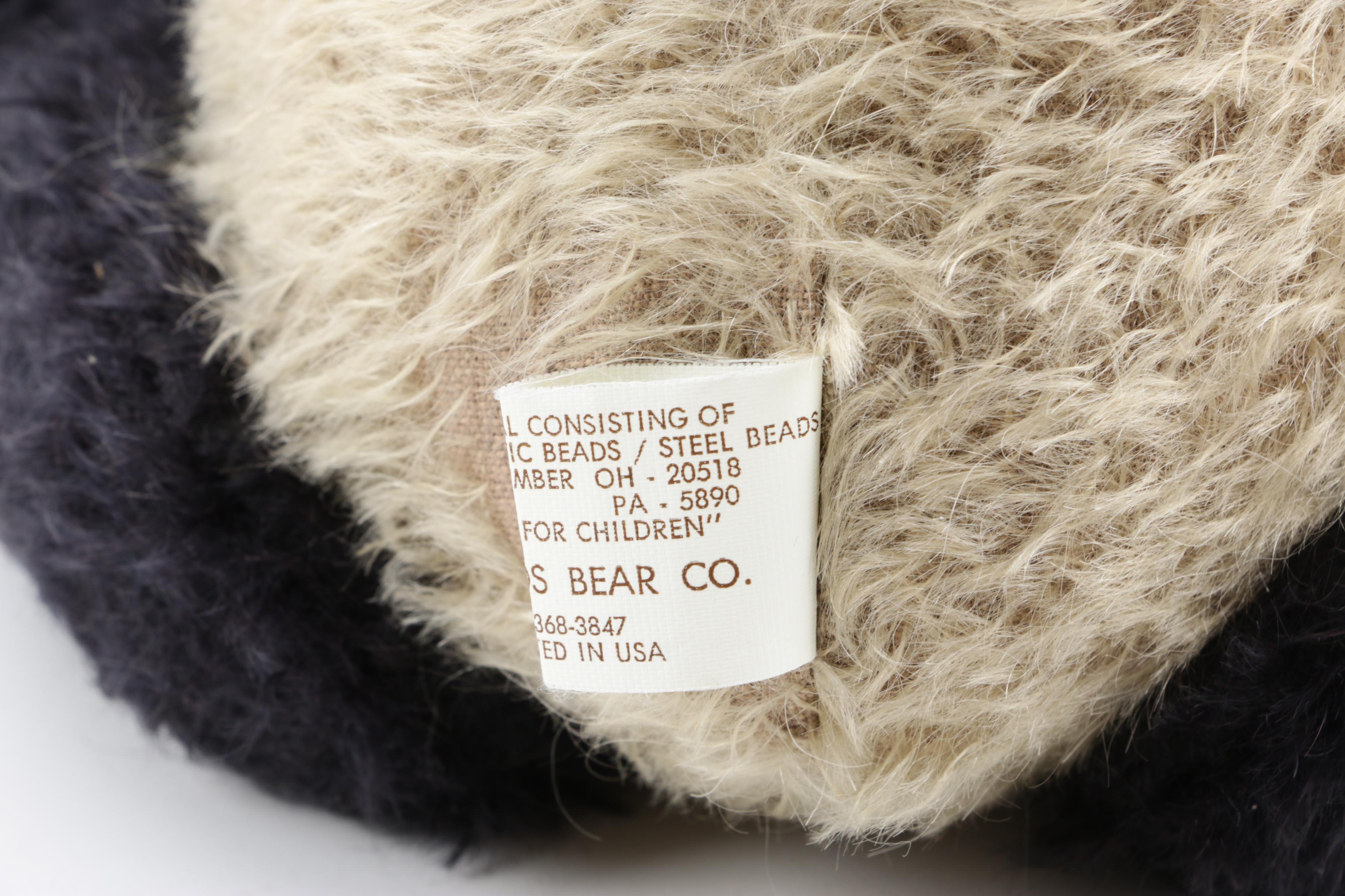 Vintage Olde Friends Bear Co. Mohair Panda Bear