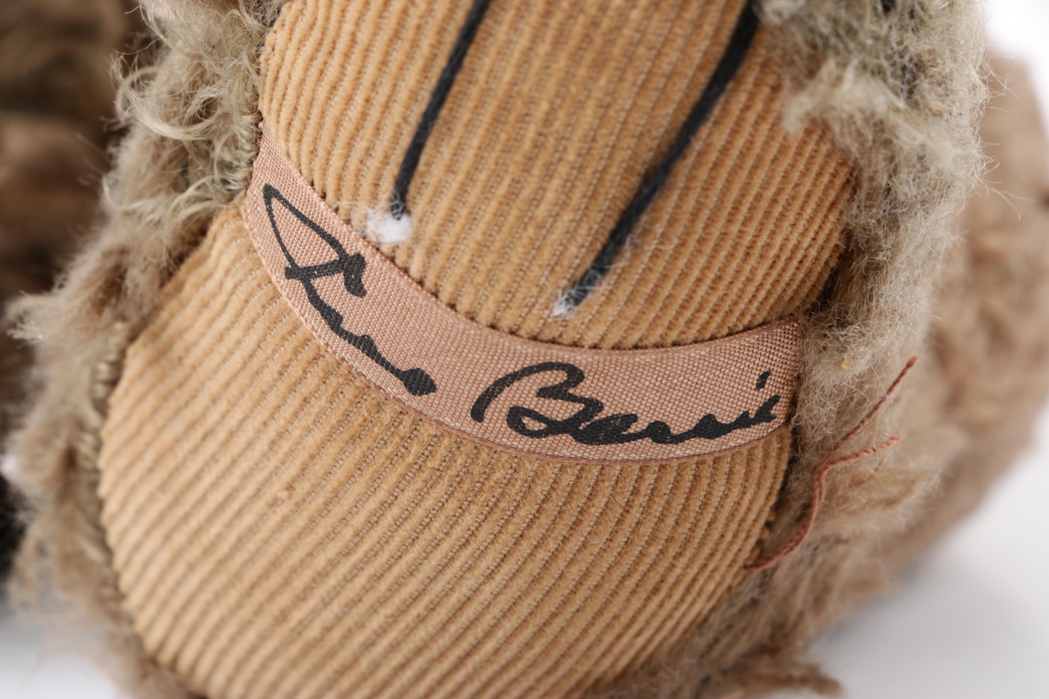 Vintage Russ Berrie & Co. Teddy Bear with Gingham Bow