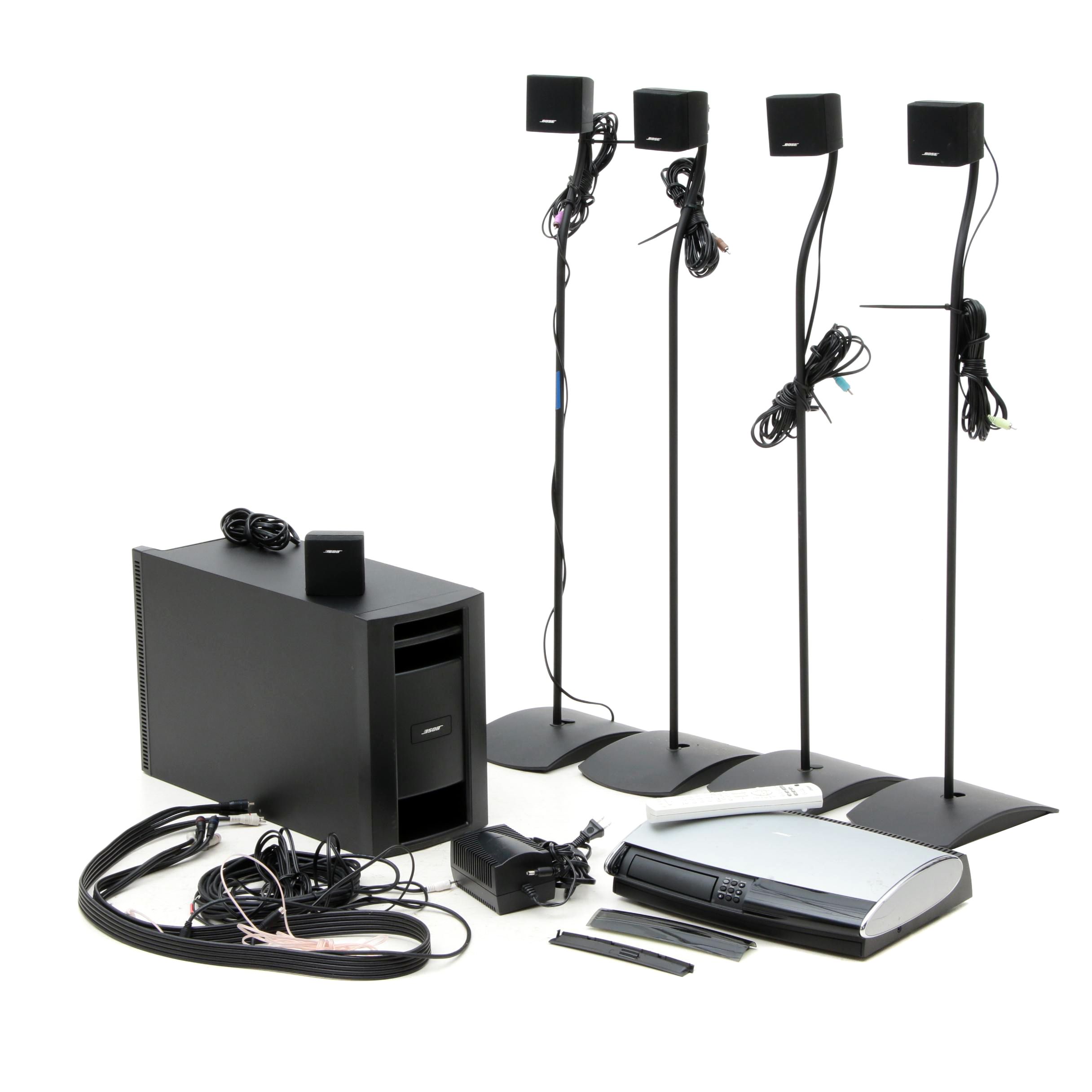 Bose Media Center AV18 DVD Player with Speakers and Remote