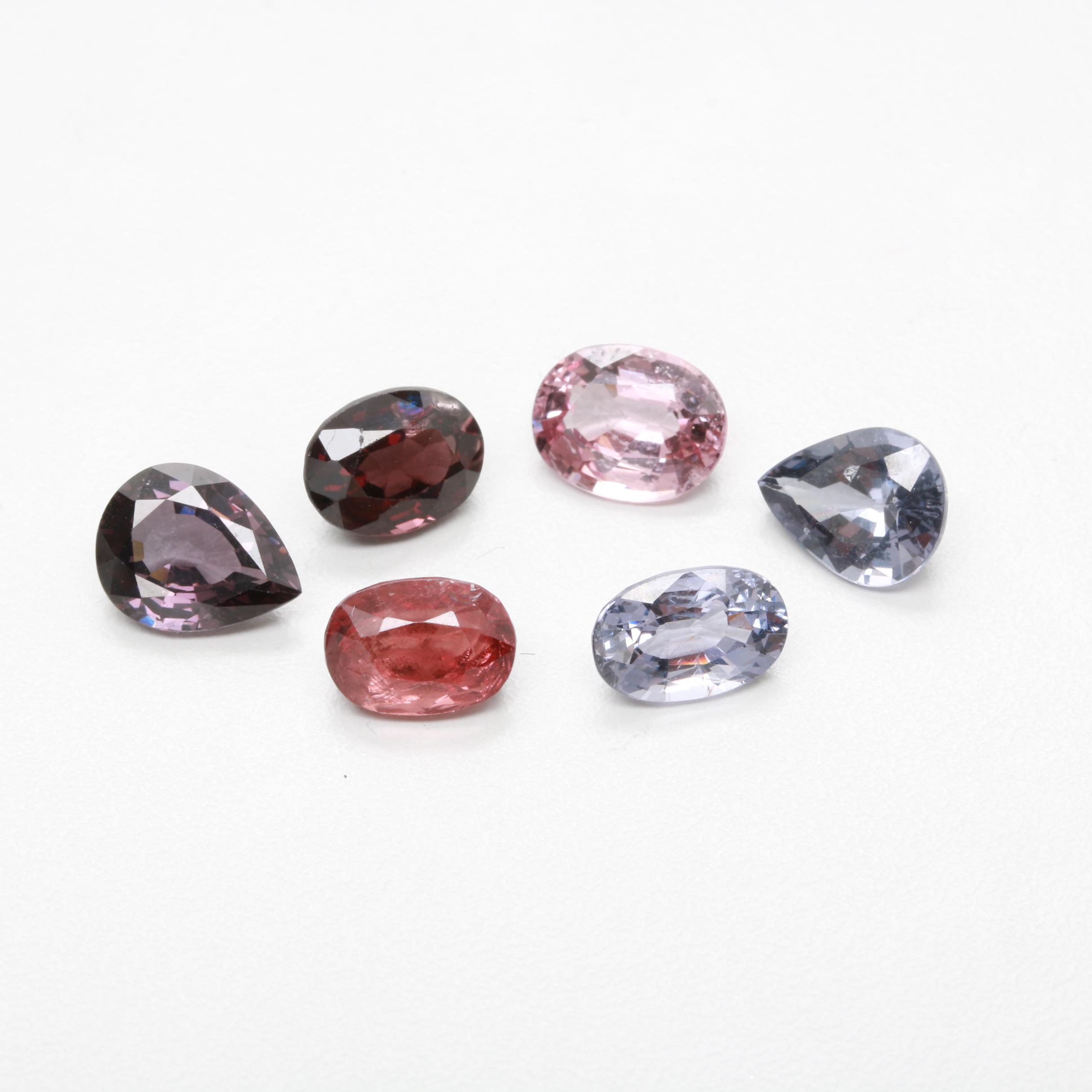 Loose Assorted Cut 13.75 CTW Natural Spinel