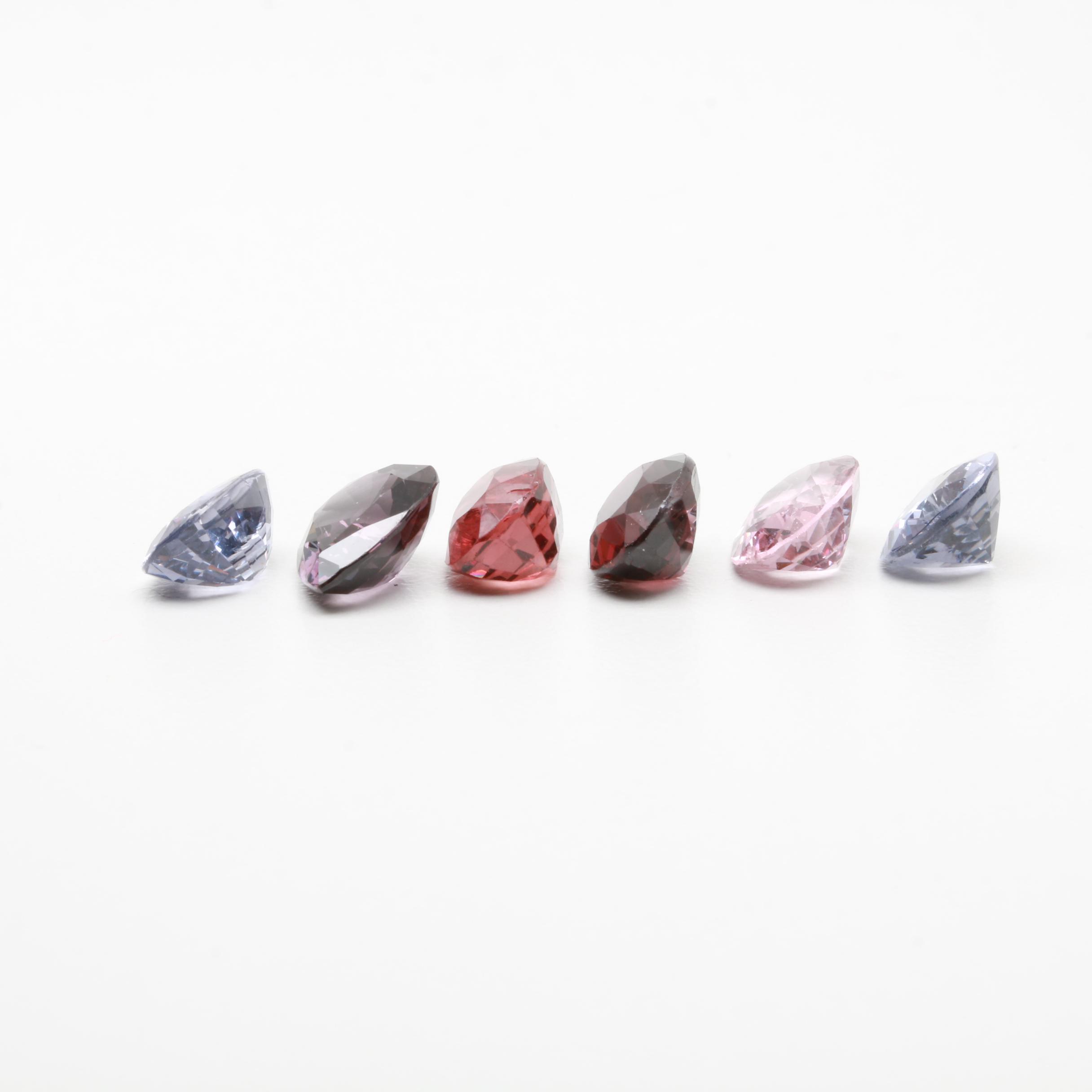 Loose Assorted Cut 13.75 CTW Natural Spinel