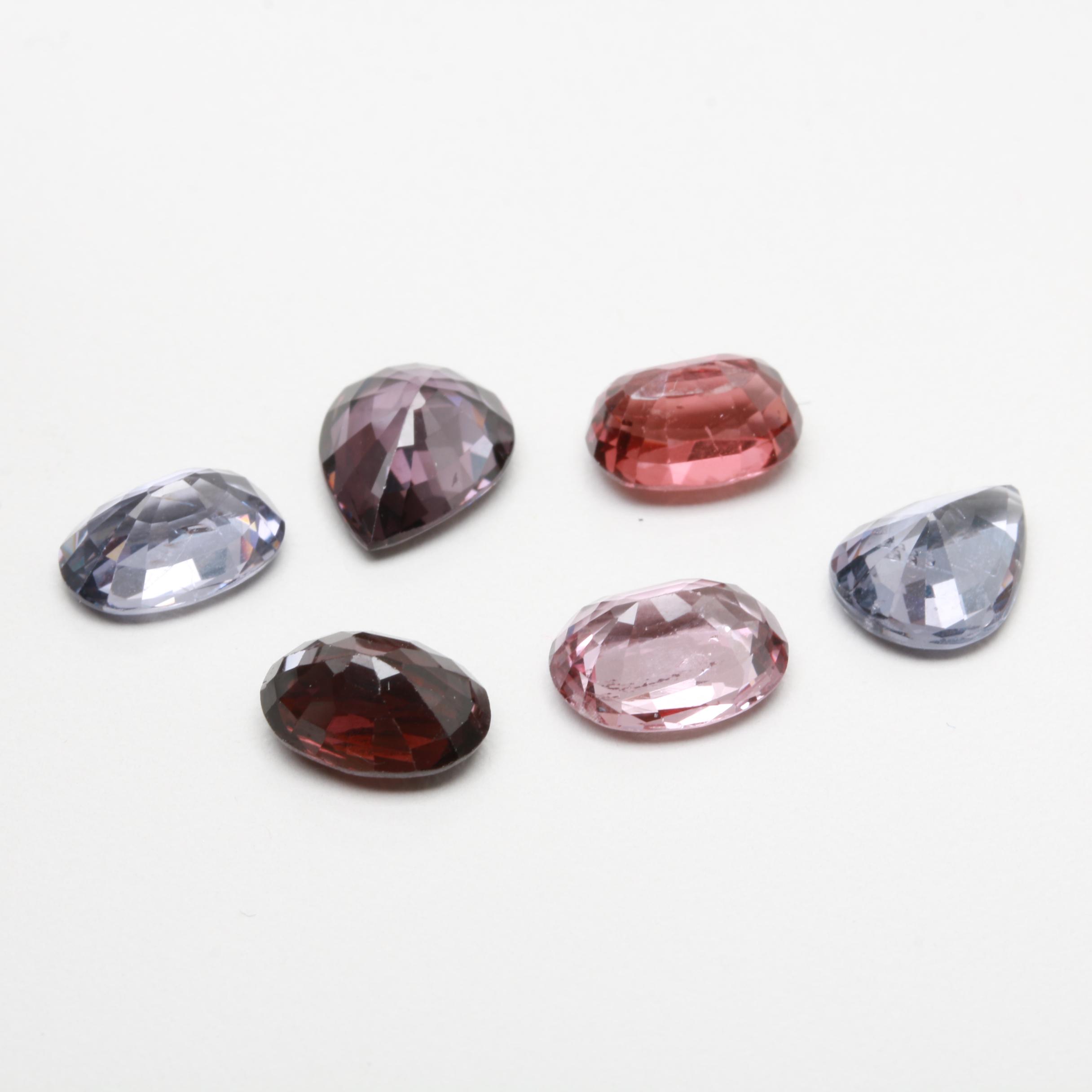 Loose Assorted Cut 13.75 CTW Natural Spinel