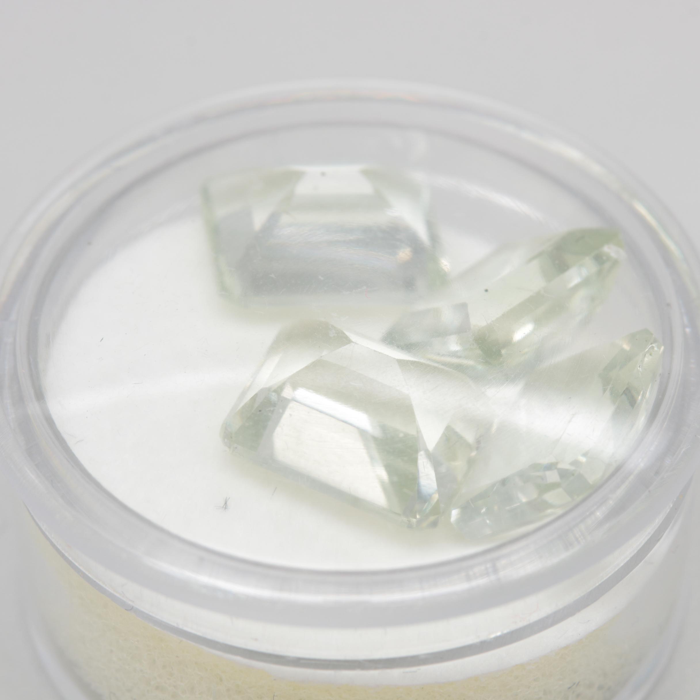 Loose Assorted Faceted 64.35 CTW Gemstones Including Citrine and Ametrine