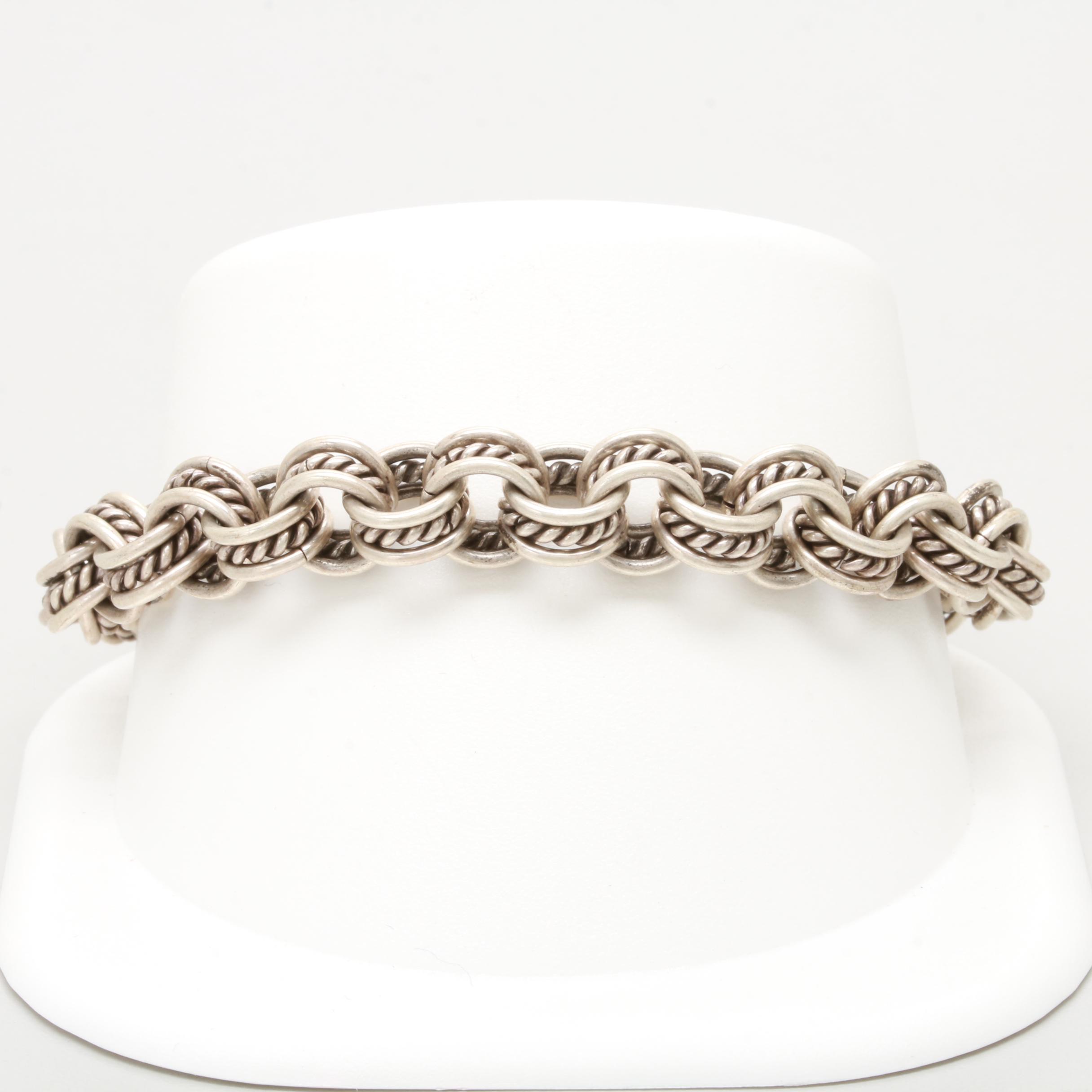 Sterling Silver Link Bracelet