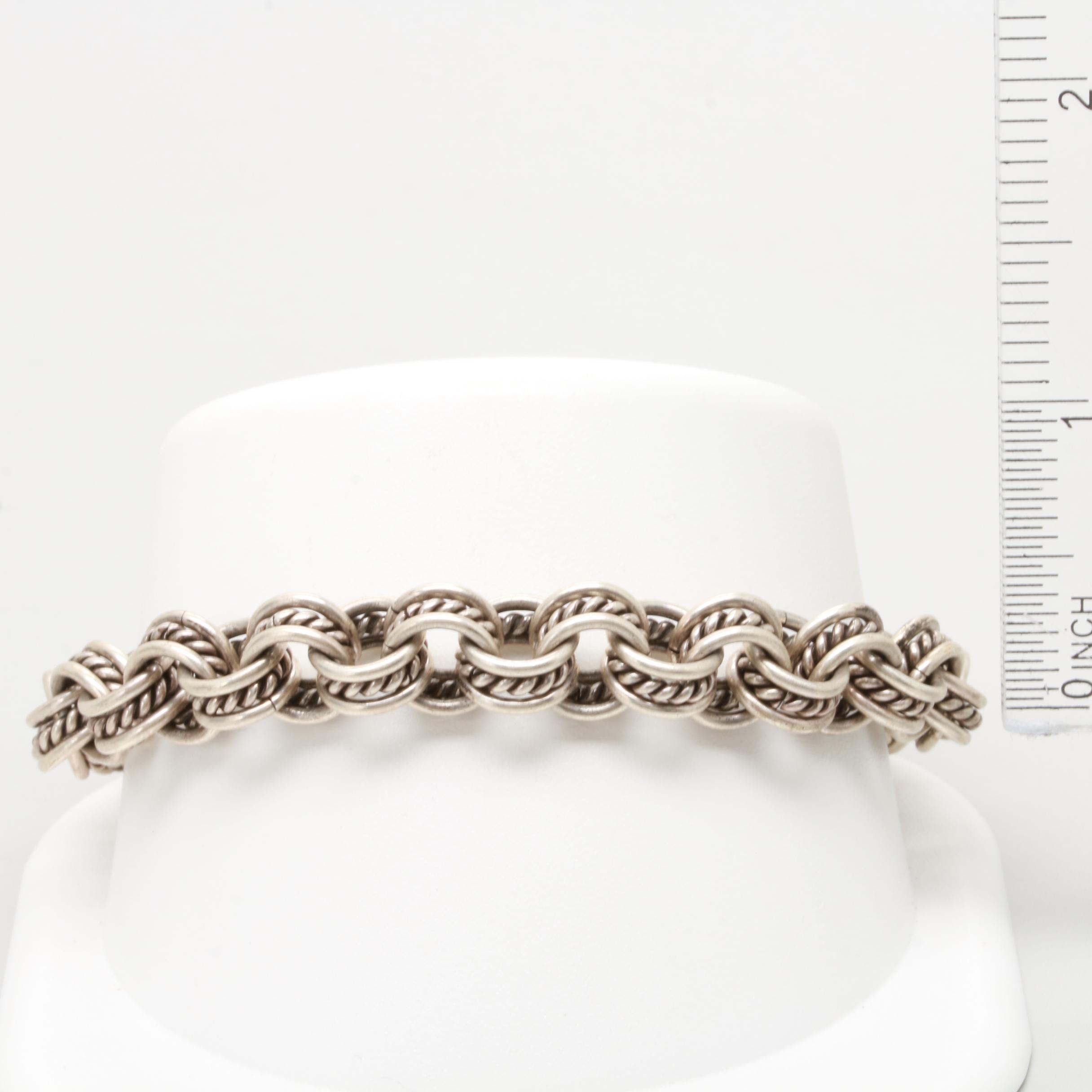Sterling Silver Link Bracelet