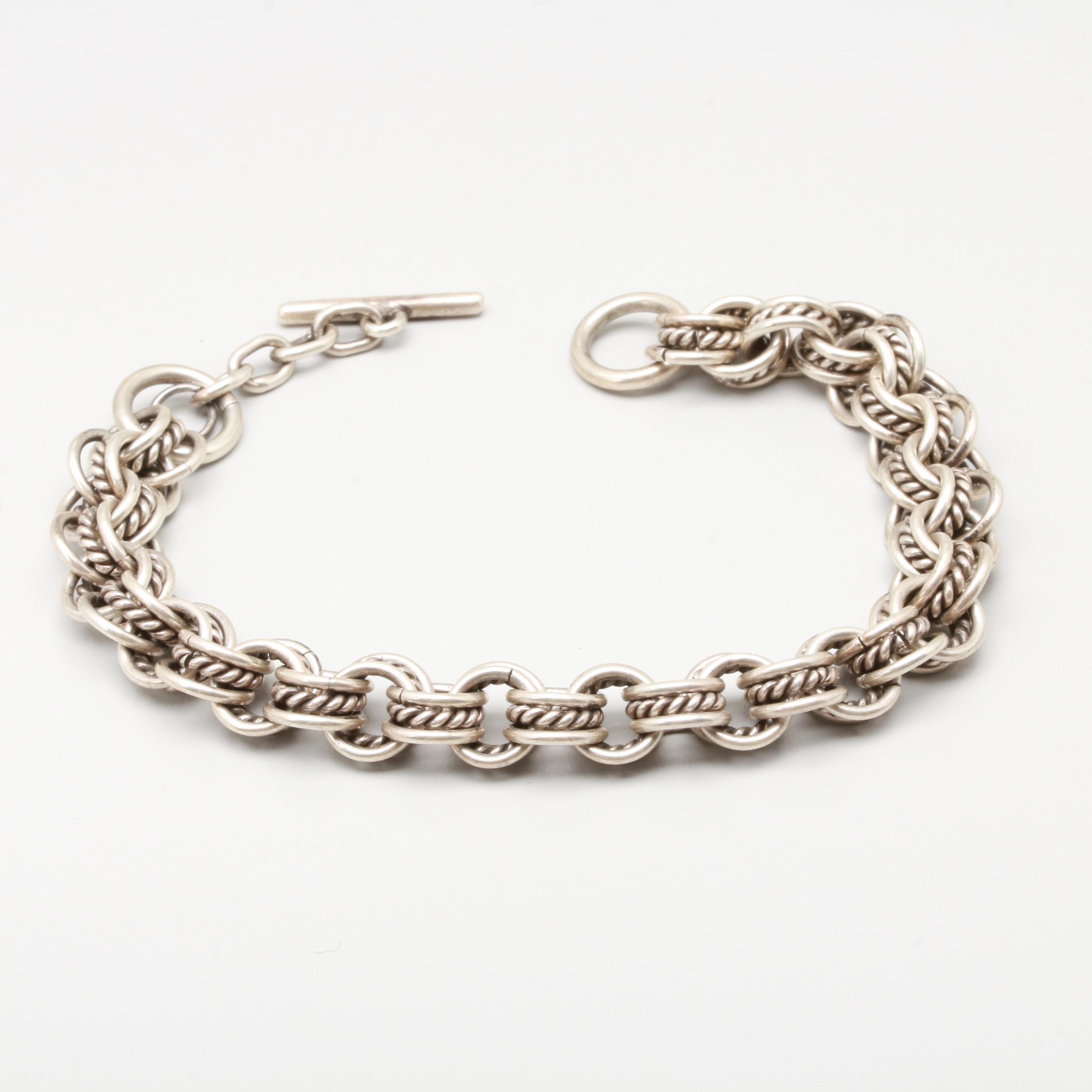 Sterling Silver Link Bracelet