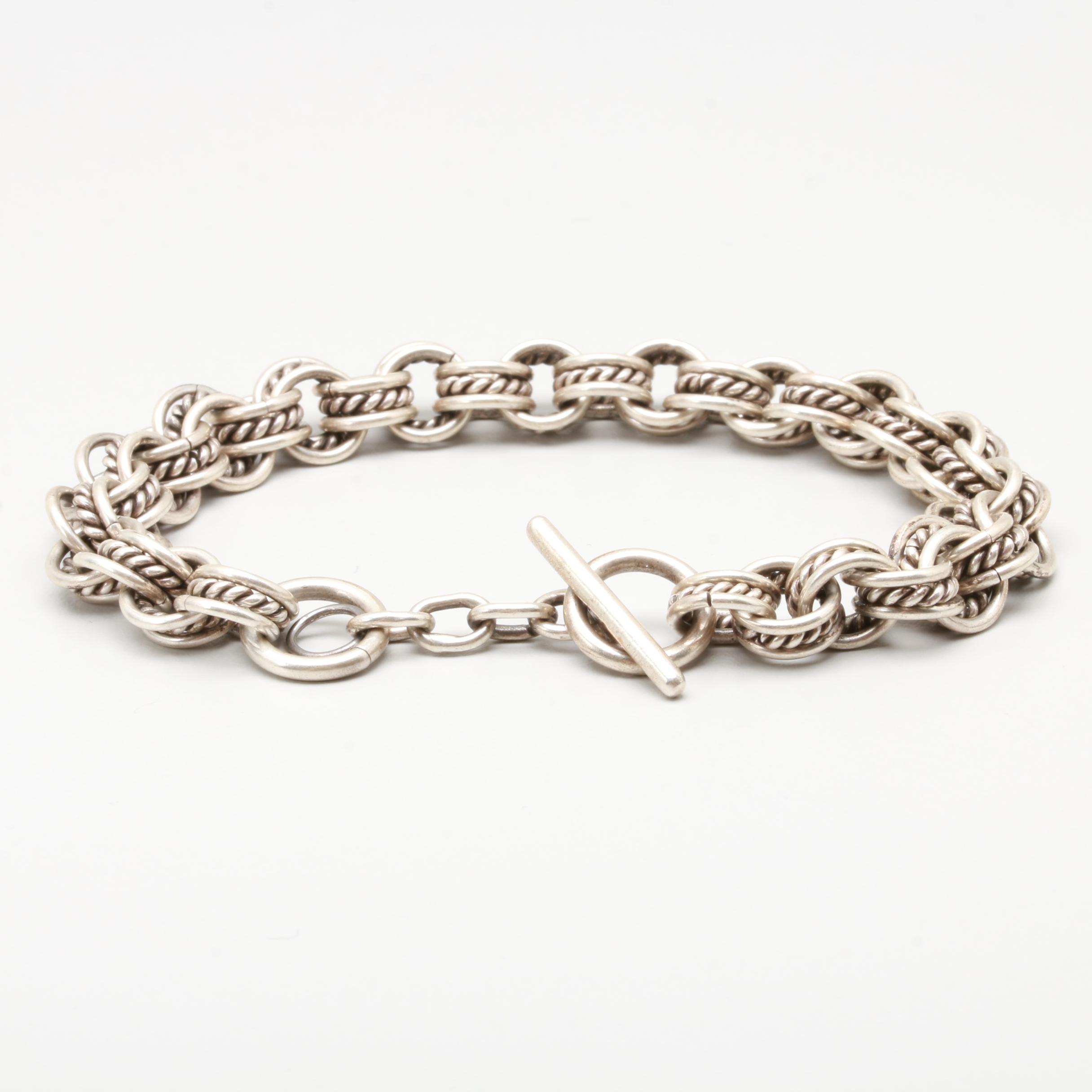 Sterling Silver Link Bracelet