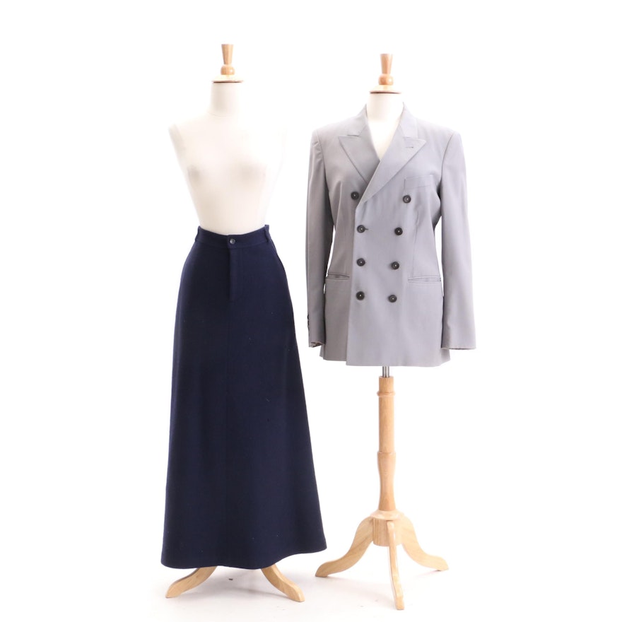 Women's Jean Paul Gaultier Jacket and Comme des Garçons Skirt