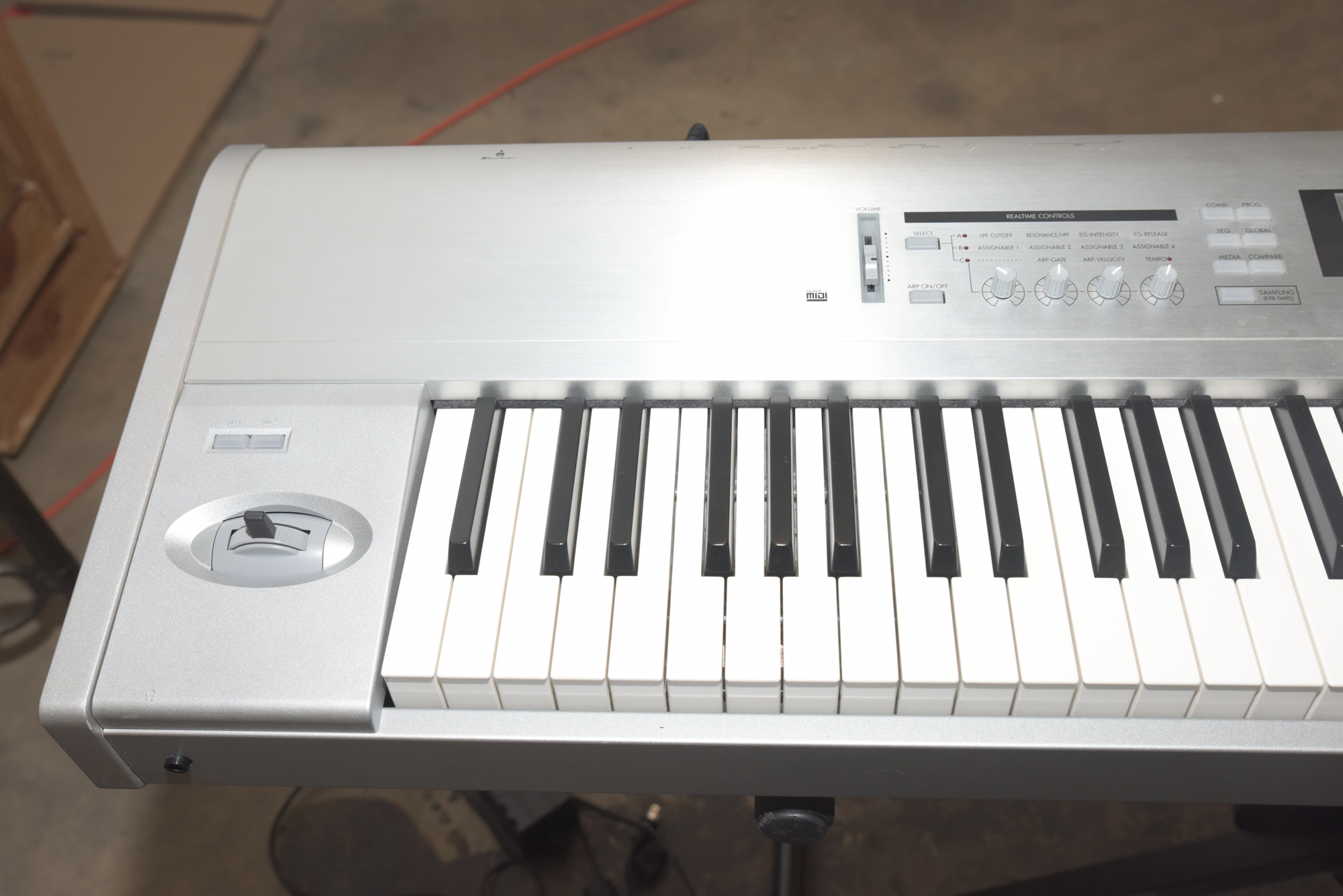 Korg Triton Le 88 Keyboard with Stand and Travel Case