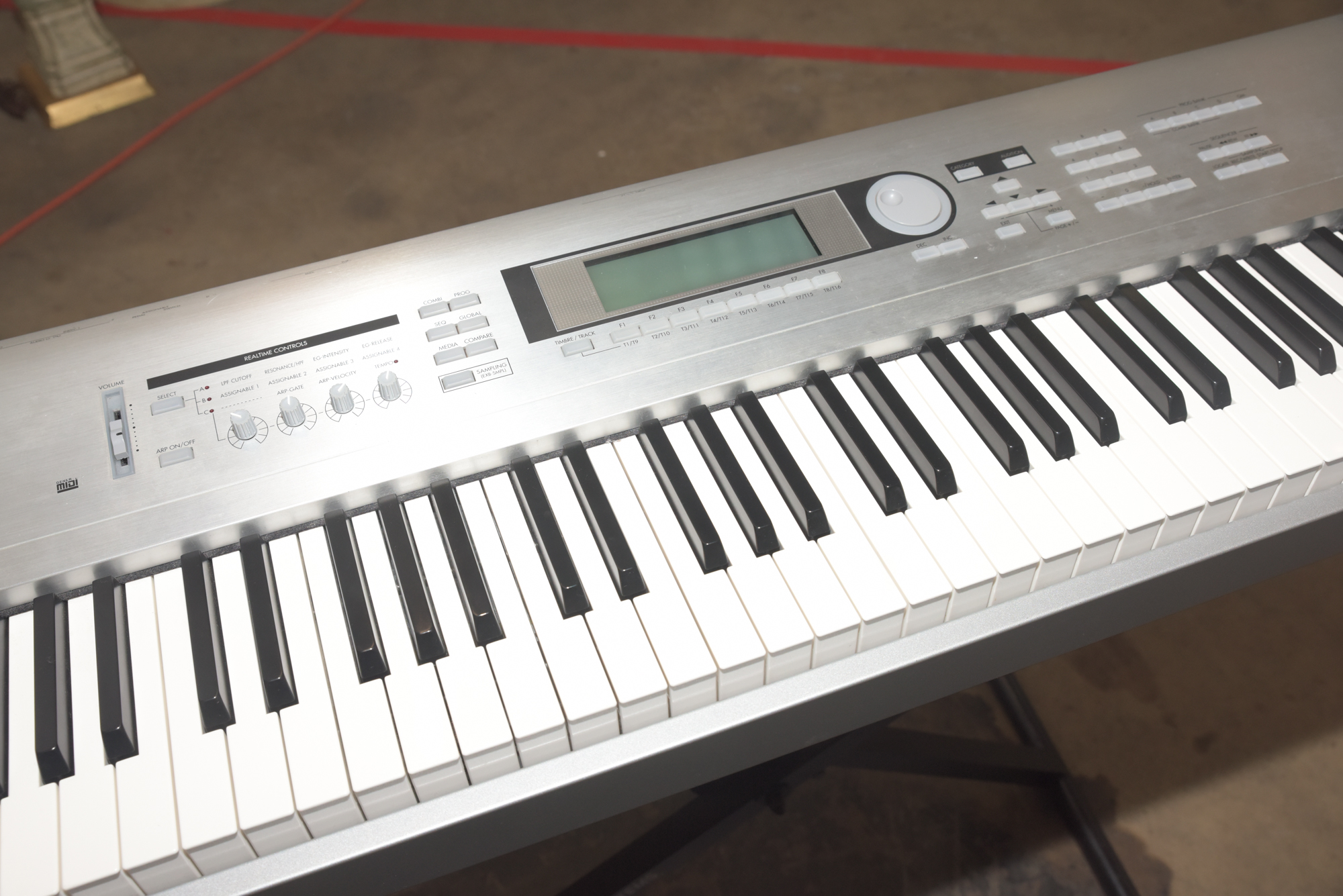 Korg Triton Le 88 Keyboard with Stand and Travel Case