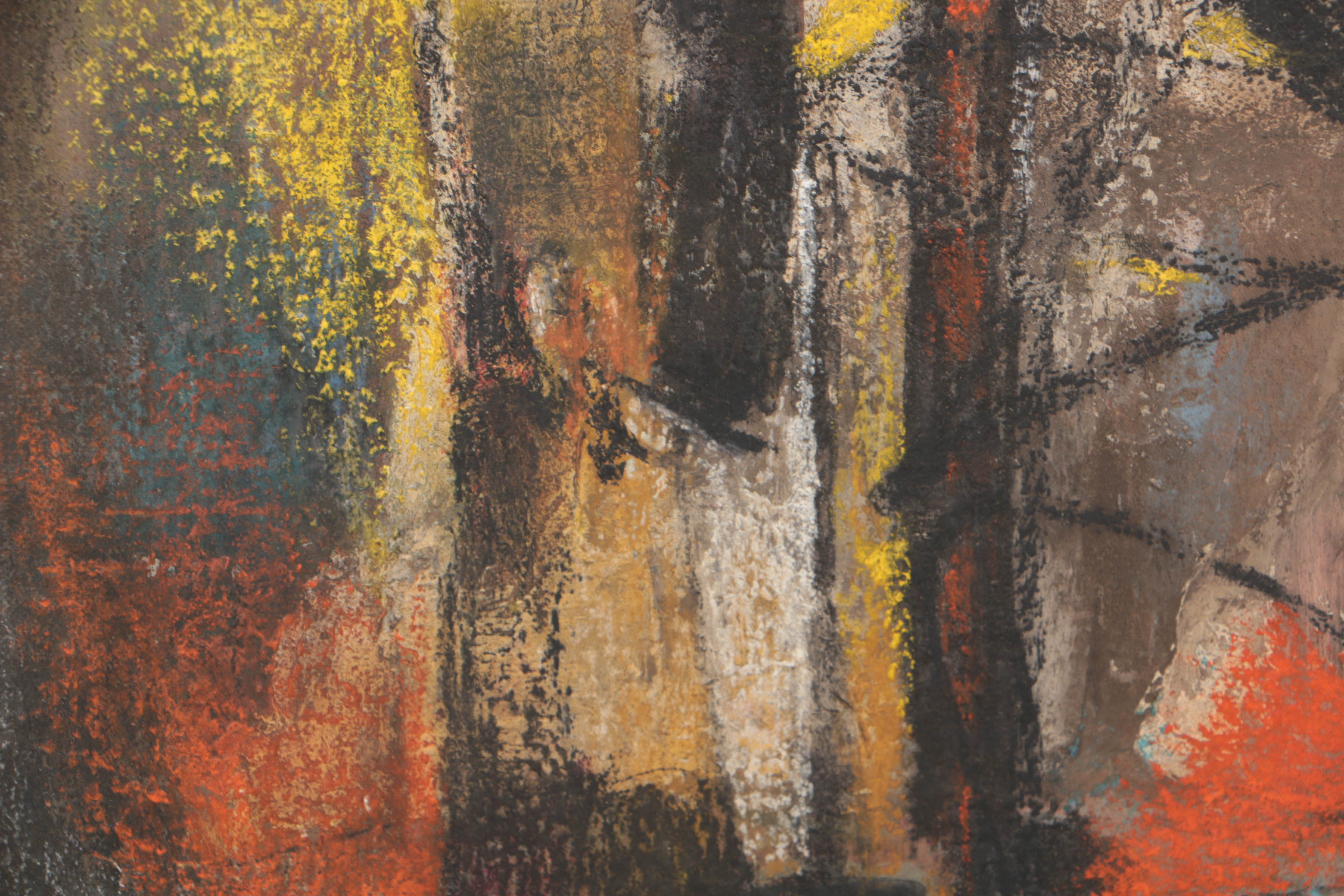 Maud Morgan Circa 1952 Oil on Board "Sketch"