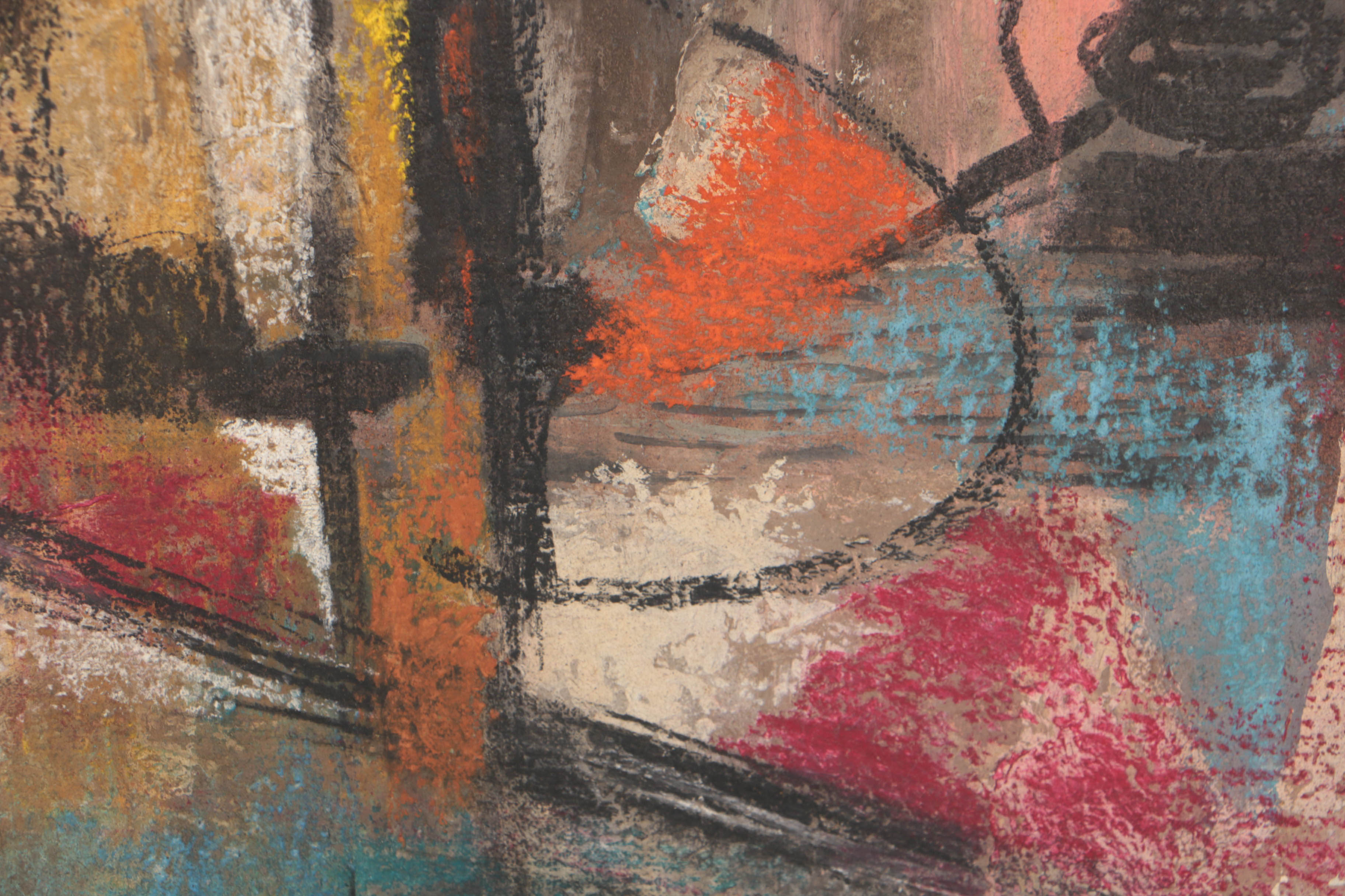 Maud Morgan Circa 1952 Oil on Board "Sketch"