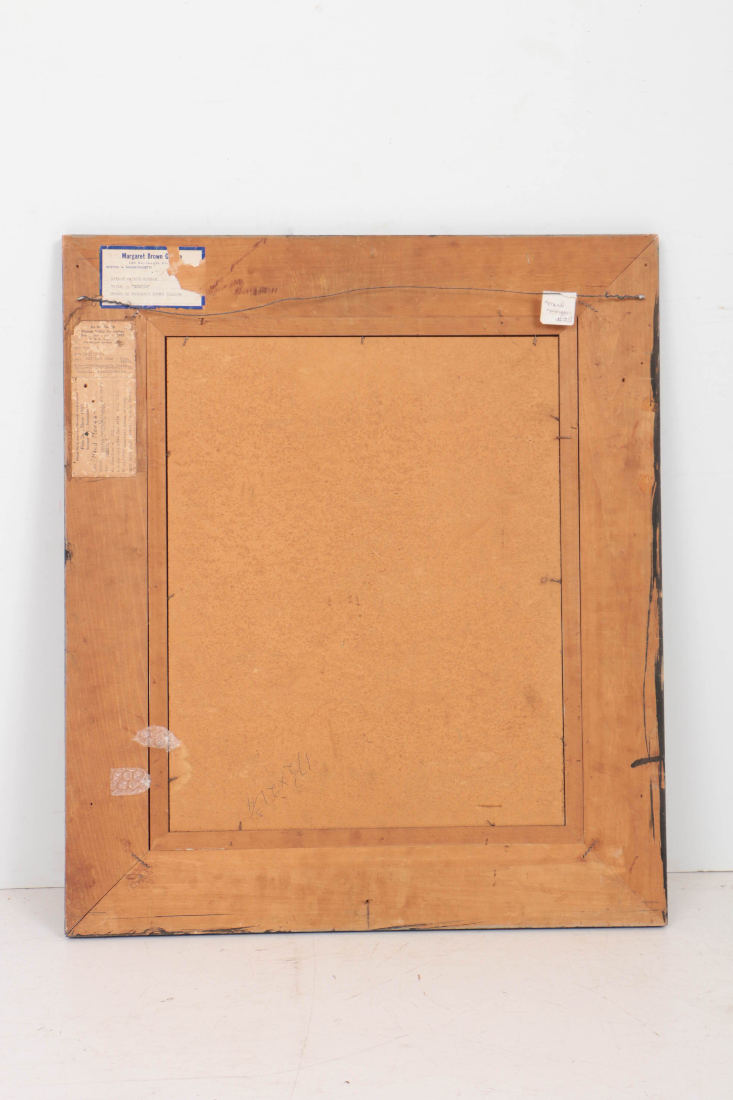 Maud Morgan Circa 1952 Oil on Board "Sketch"