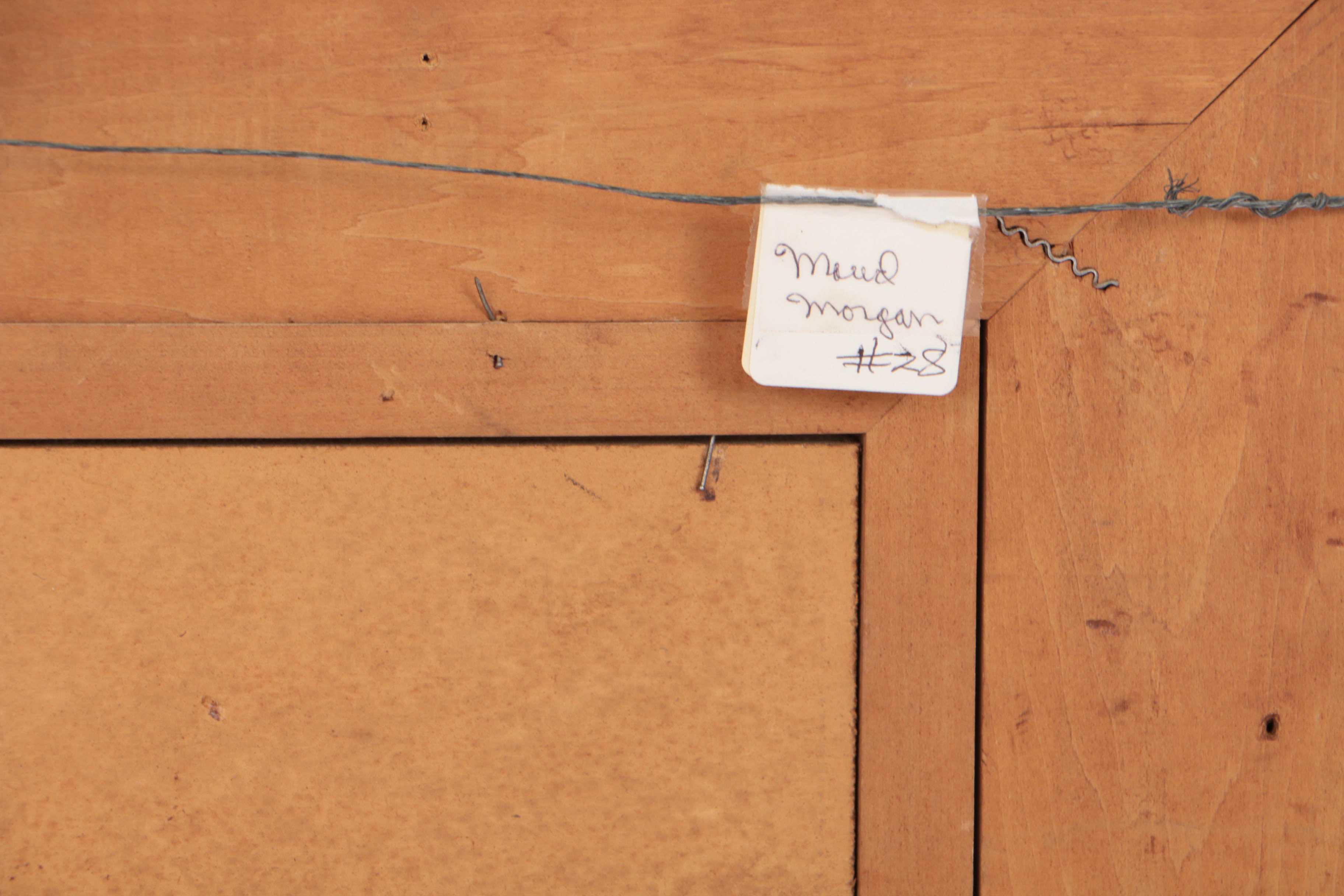 Maud Morgan Circa 1952 Oil on Board "Sketch"