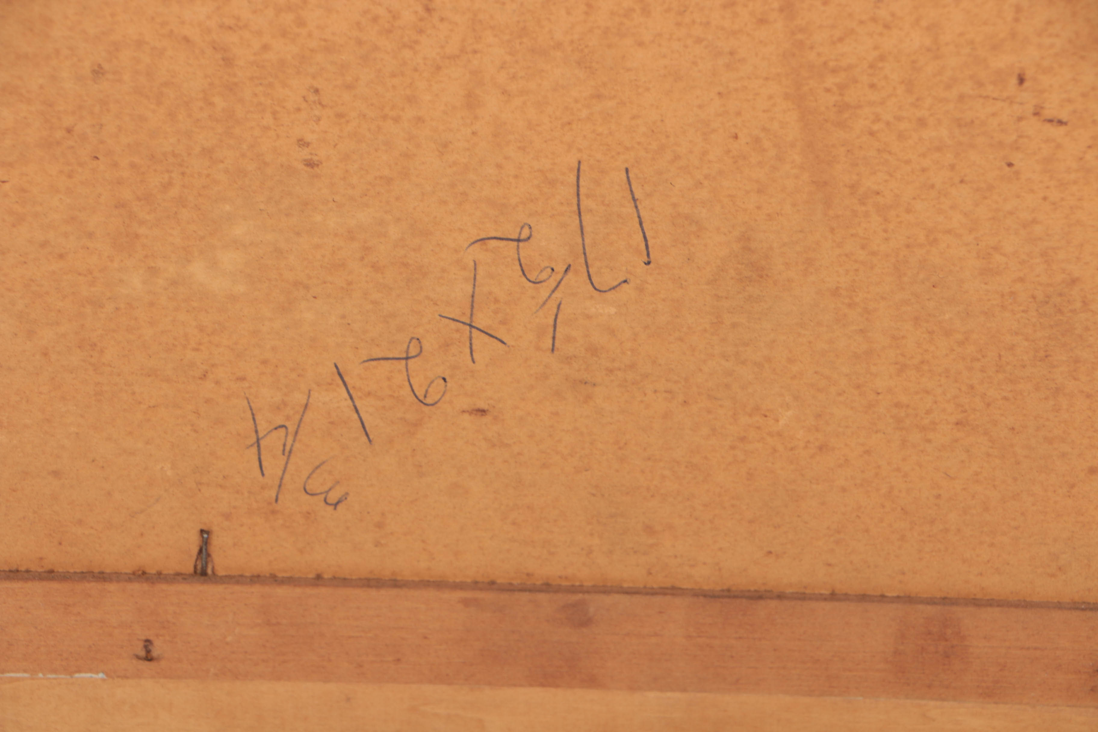 Maud Morgan Circa 1952 Oil on Board "Sketch"