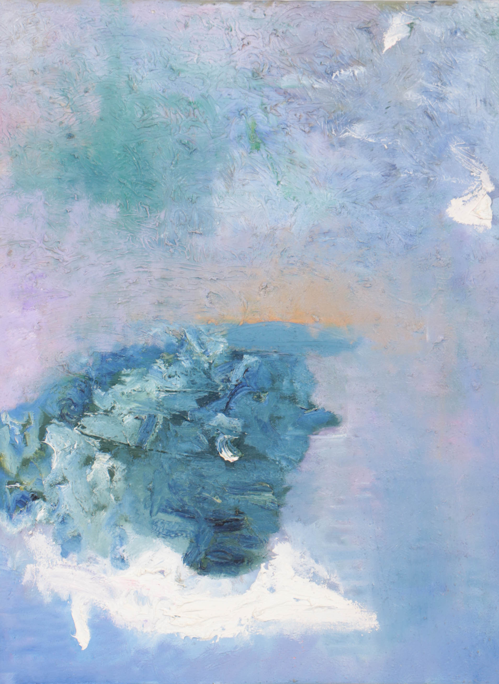 Louis Papp 1988 Oil Painting on Canvas "Autumn"