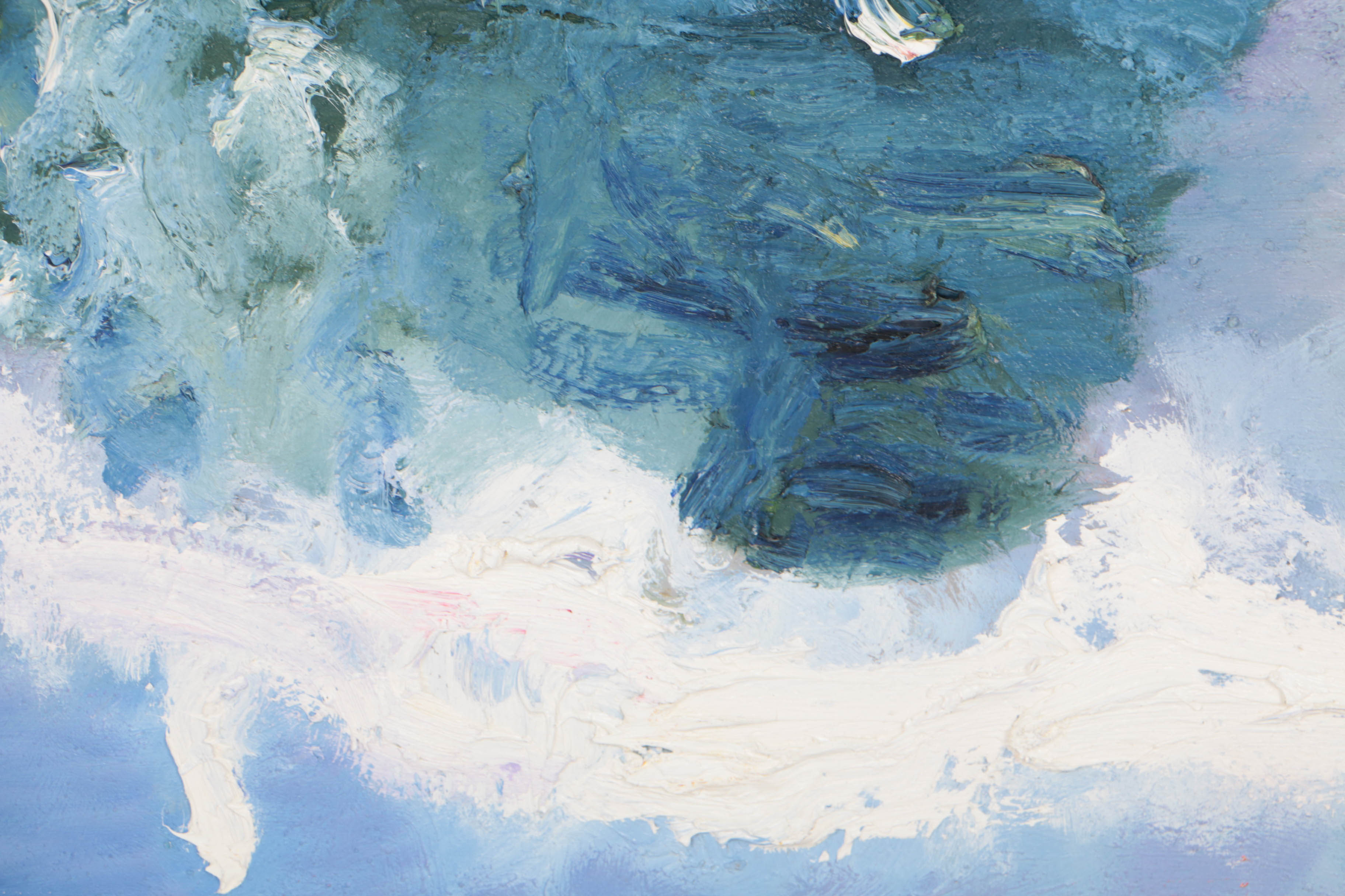 Louis Papp 1988 Oil Painting on Canvas "Autumn"