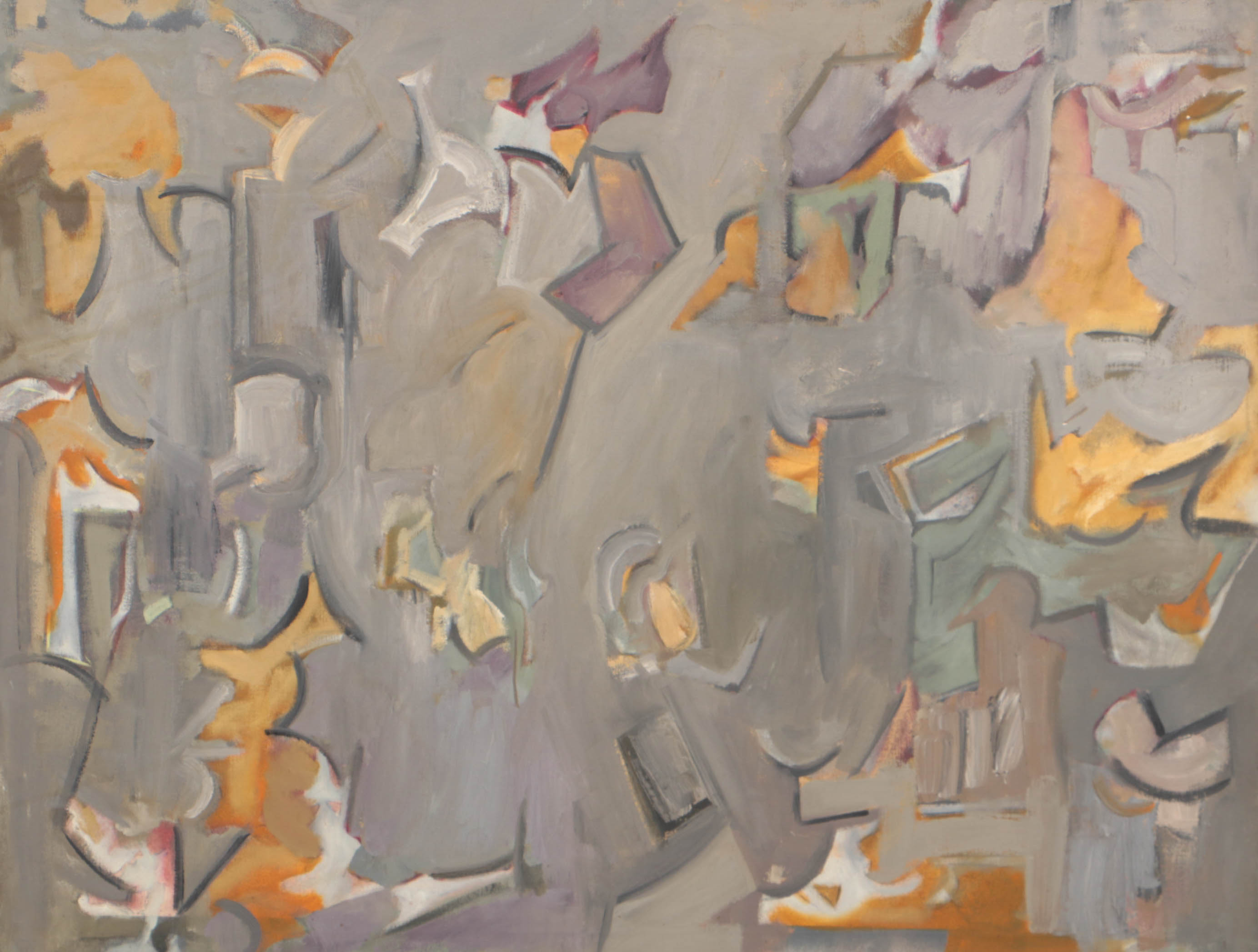 Oscar Murillo Abstract Oil Painting