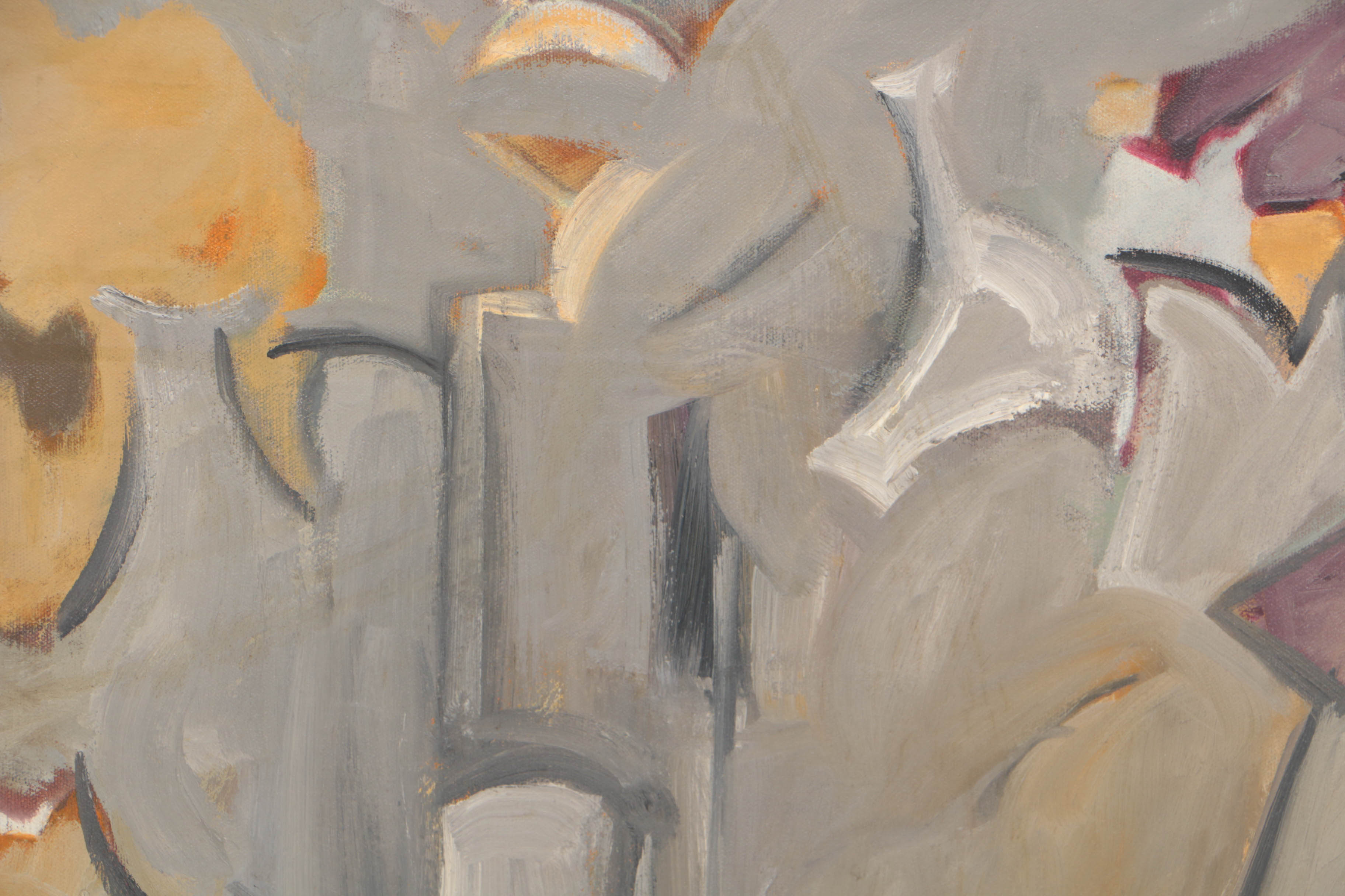 Oscar Murillo Abstract Oil Painting