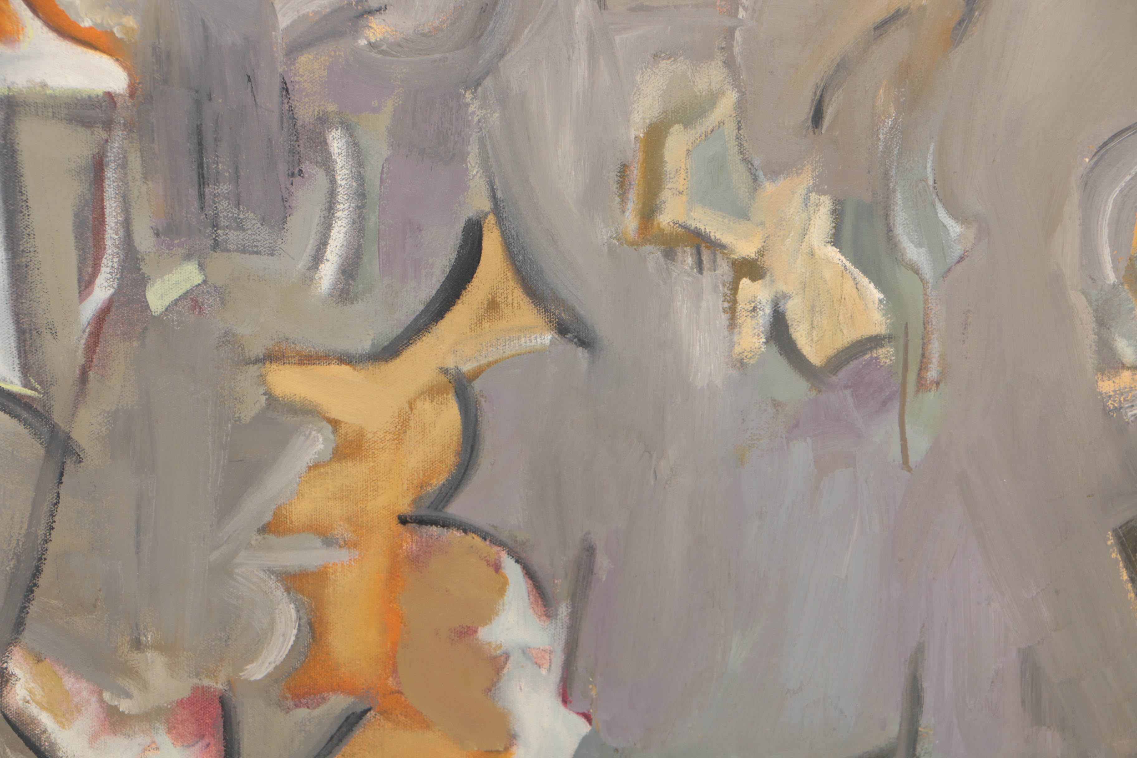 Oscar Murillo Abstract Oil Painting