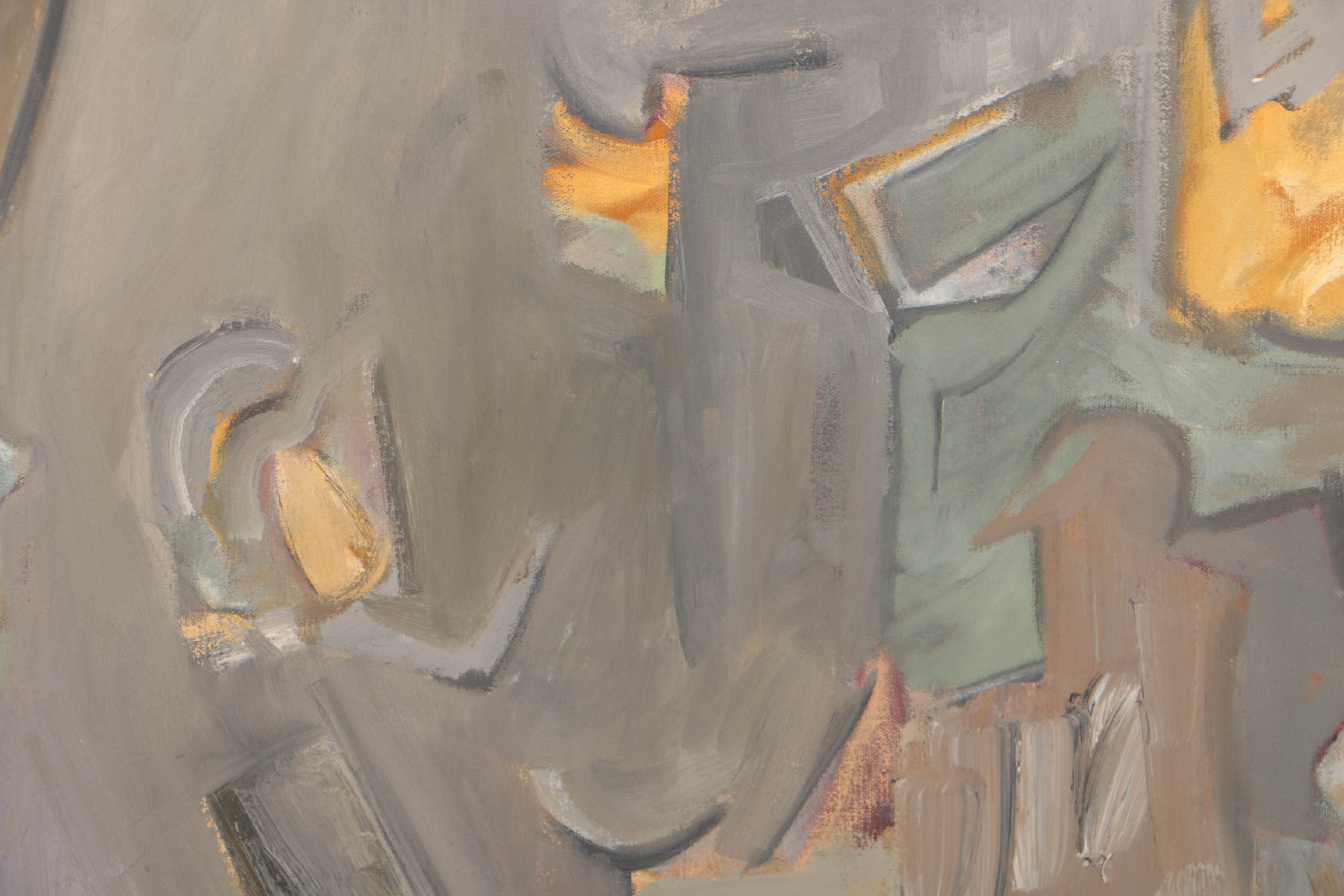 Oscar Murillo Abstract Oil Painting