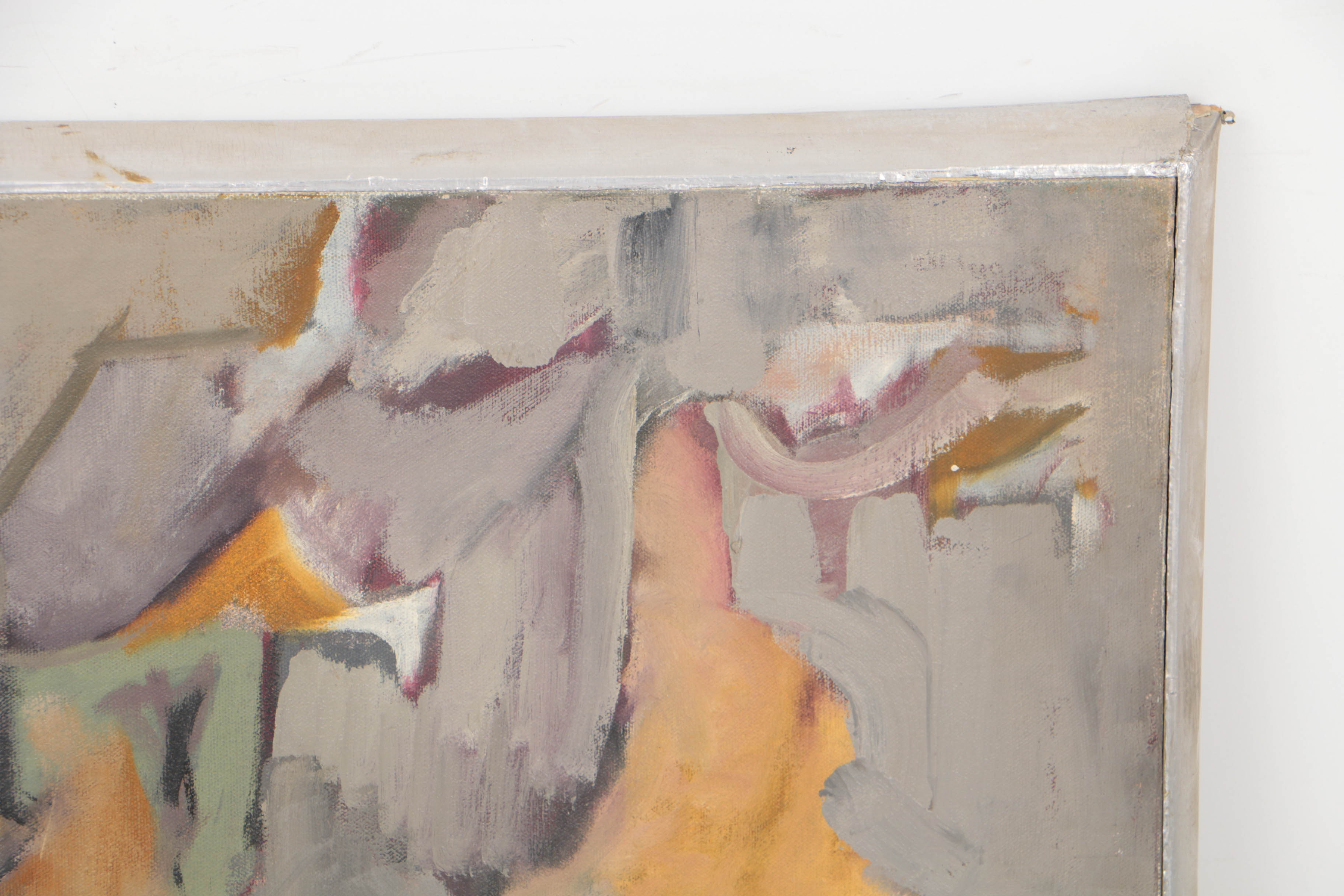 Oscar Murillo Abstract Oil Painting