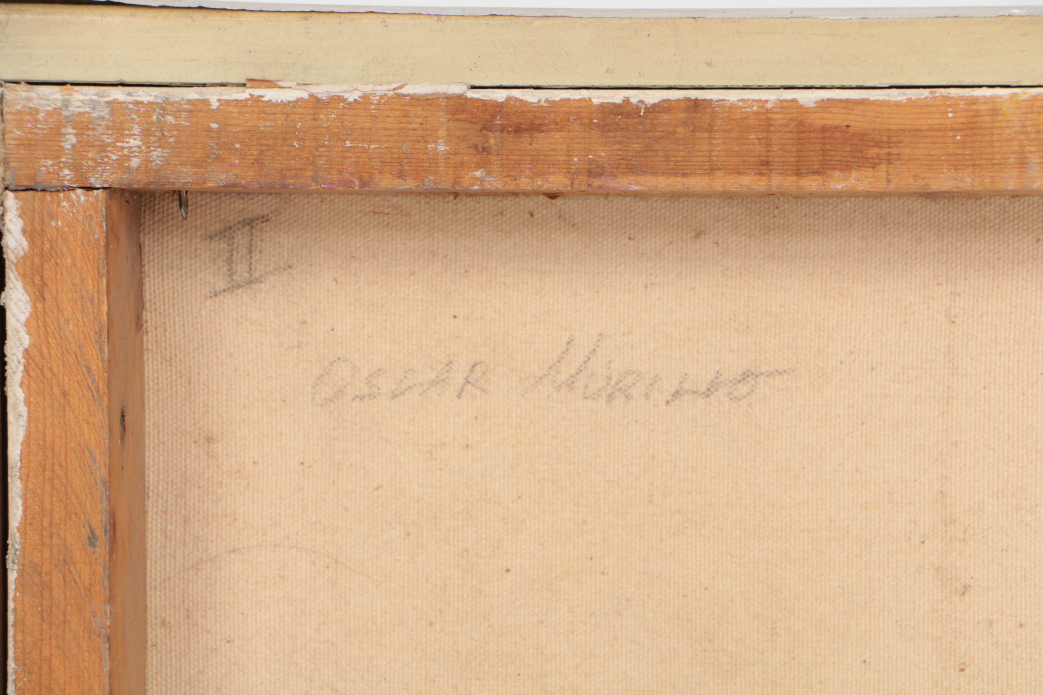 Oscar Murillo Abstract Oil Painting