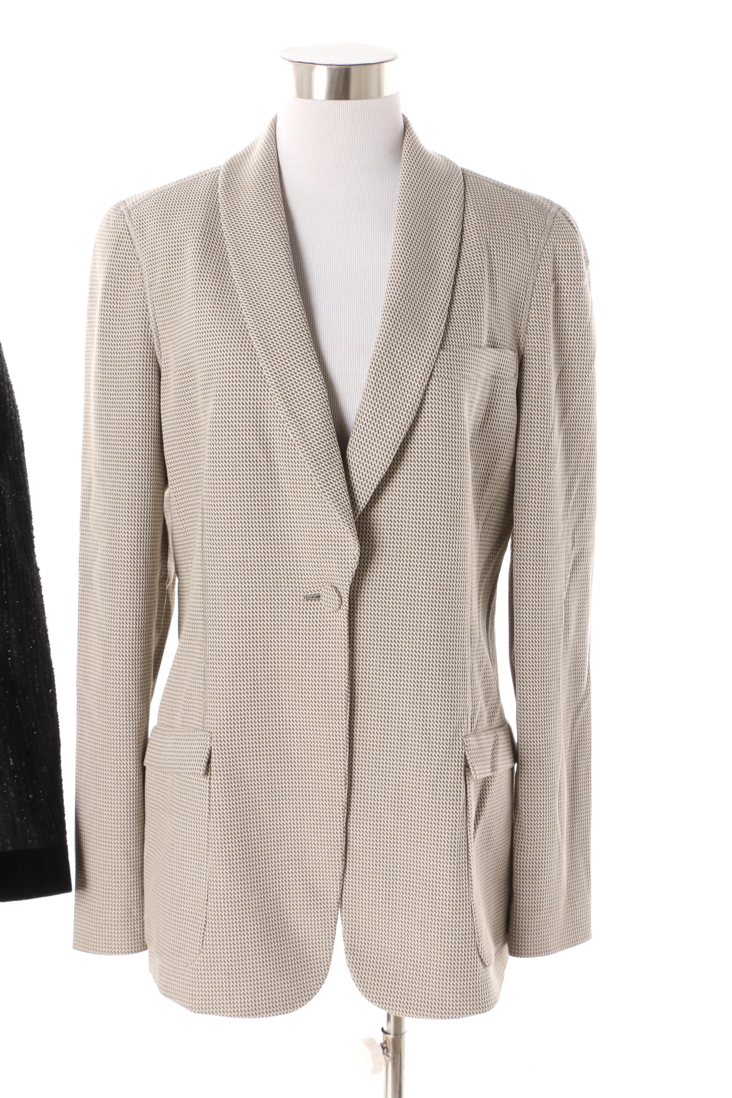 Women's Giorgio Armani Jacket and David Pallas Paris Dress Coat and Skirt