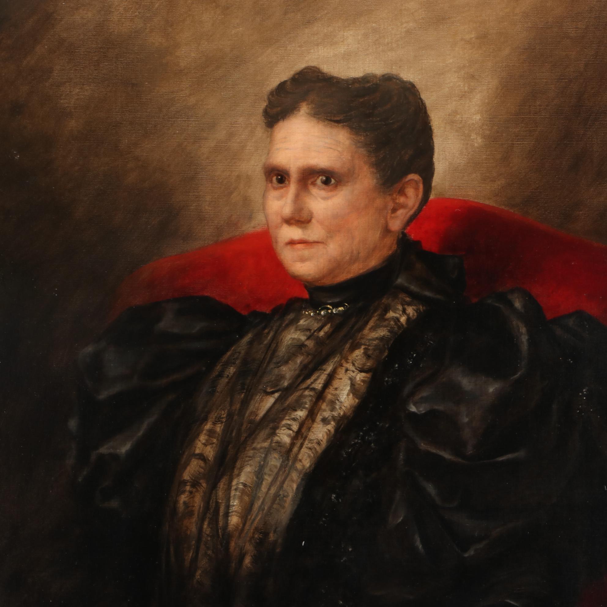 Carl Kahler 1897 Oil Portrait Painting