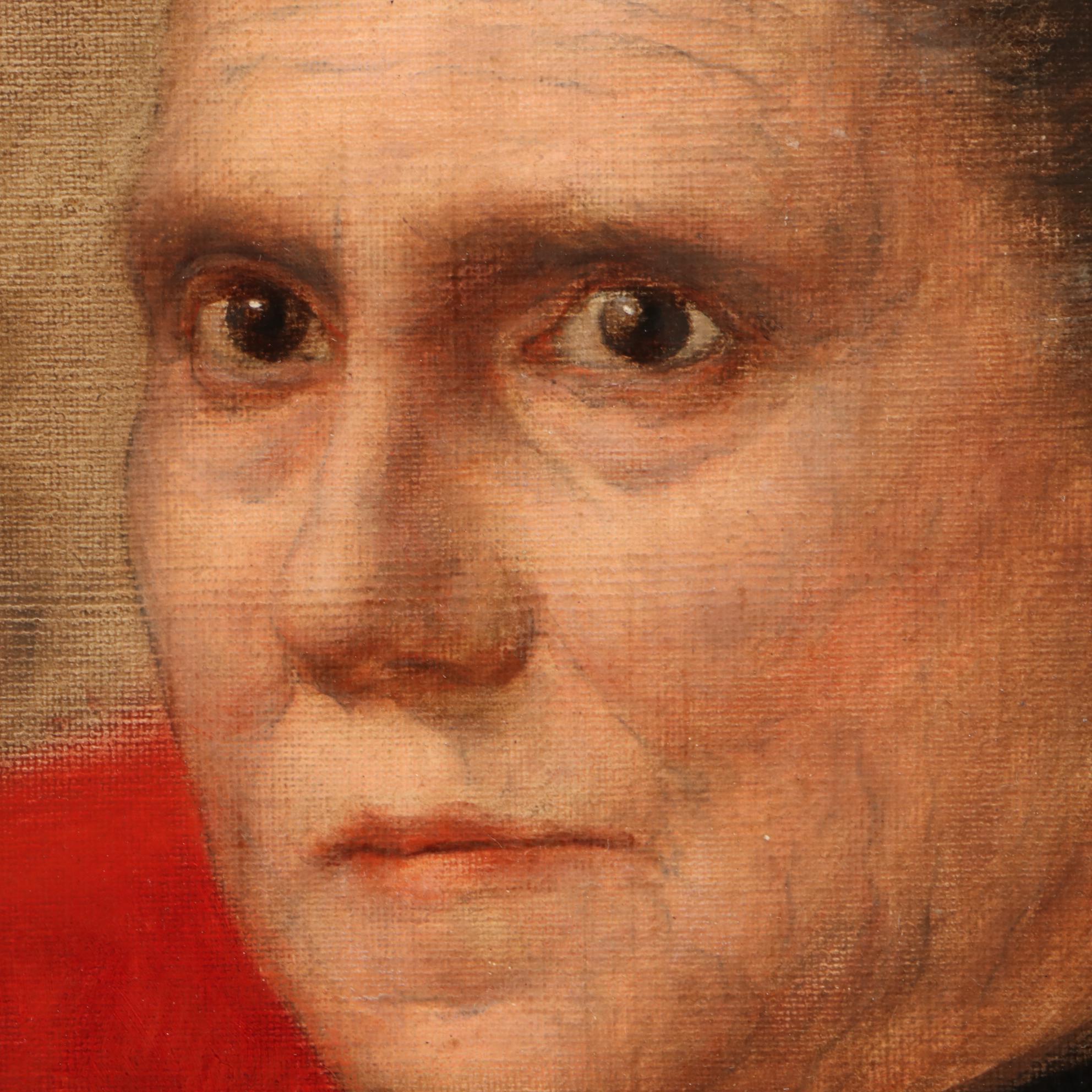 Carl Kahler 1897 Oil Portrait Painting