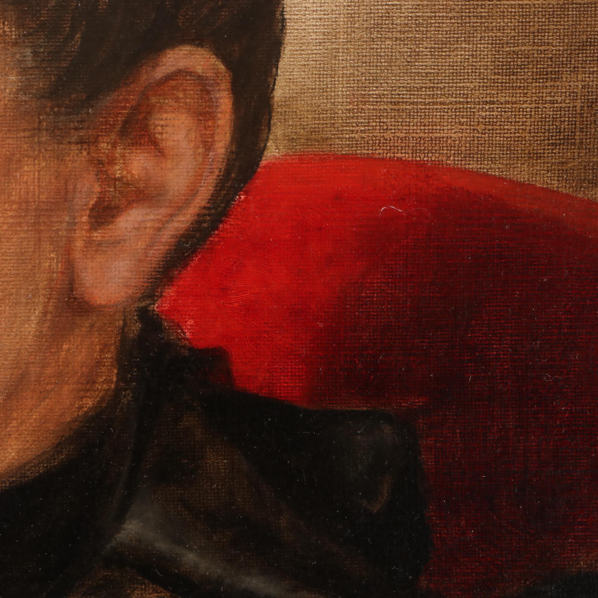 Carl Kahler 1897 Oil Portrait Painting