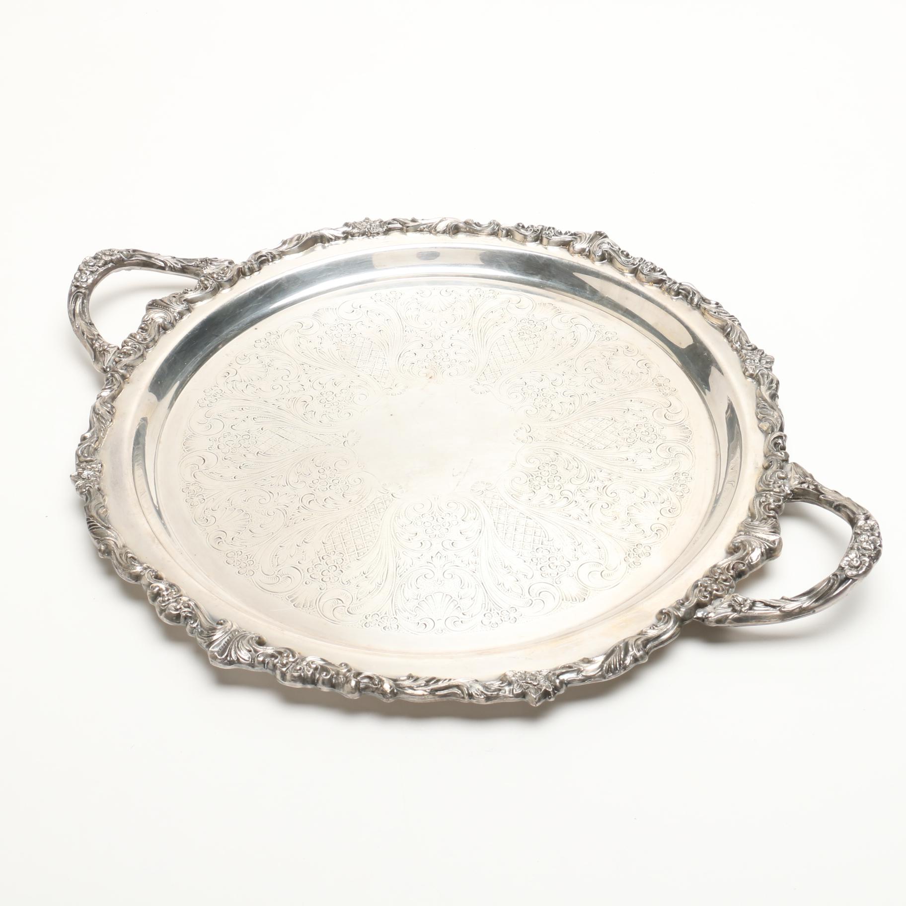 Sheridan Silver Plate Tray with Handles
