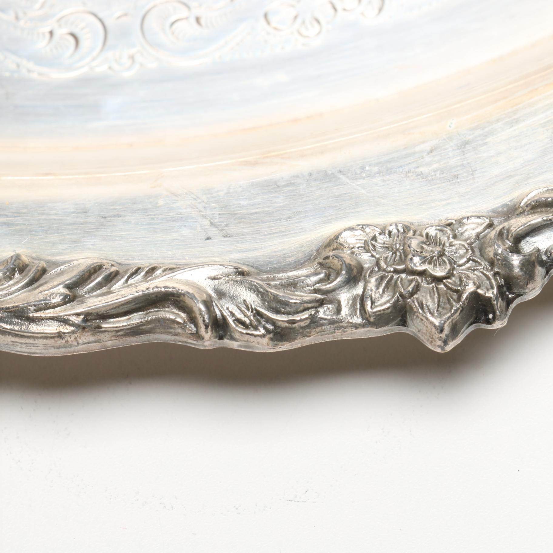 Sheridan Silver Plate Tray with Handles