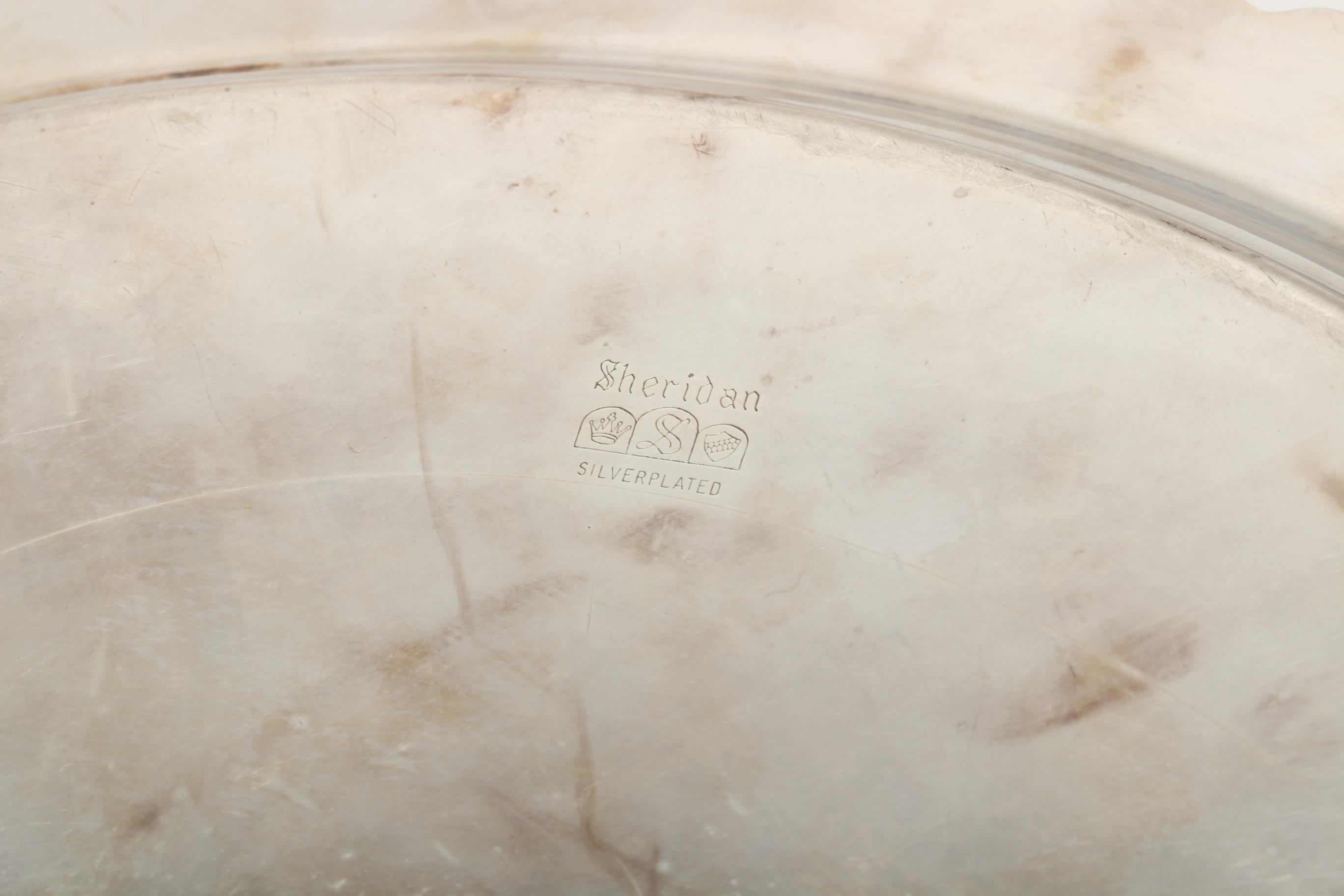 Sheridan Silver Plate Tray with Handles