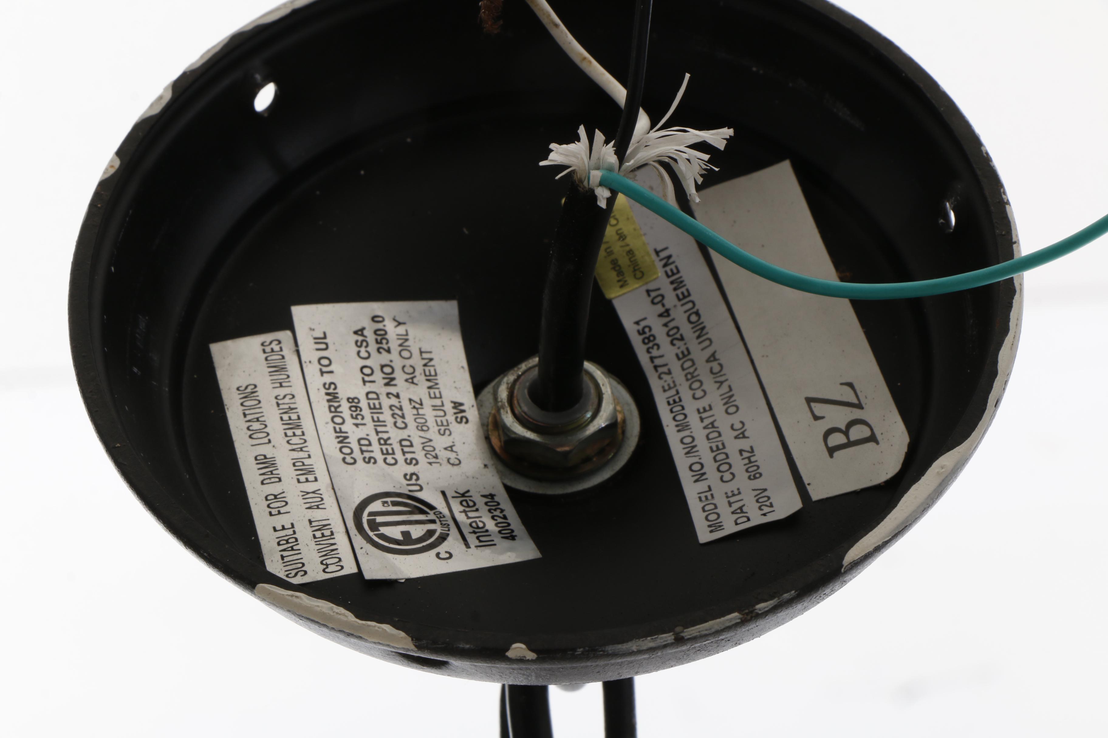 "Black Diamond" Three Tier Palladium Chandelier