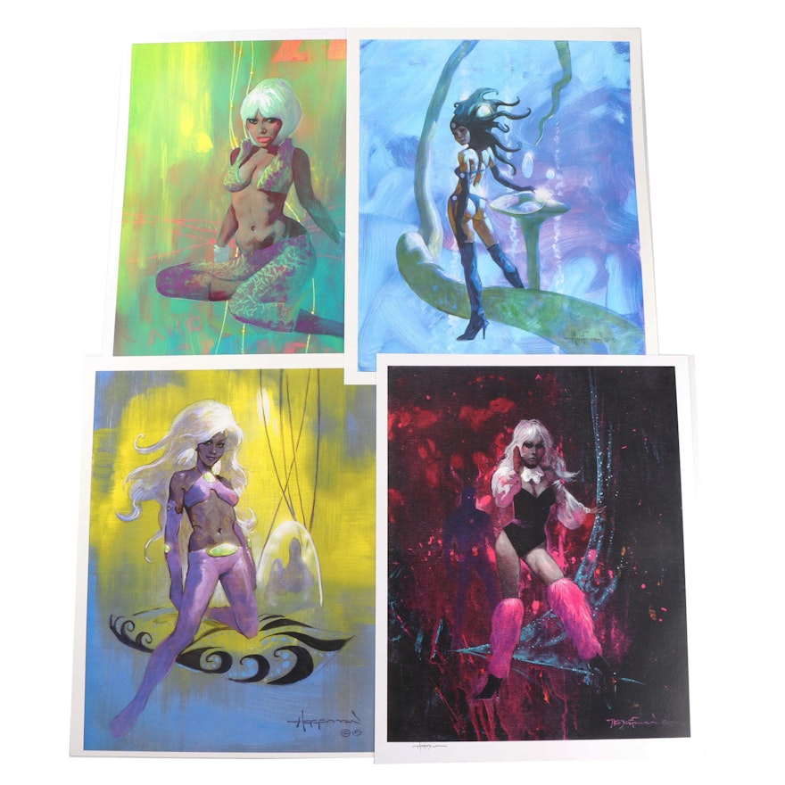 Fantasy Art Offset Lithographs after Mike Hoffmann