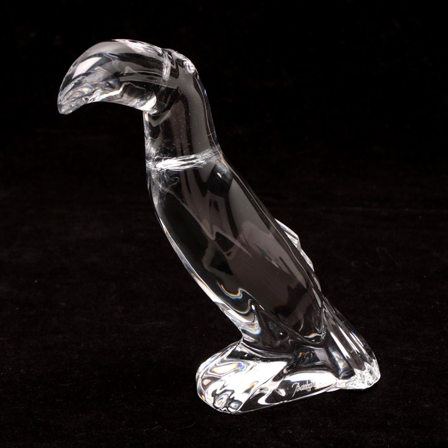 Baccarat Crystal Toucan Figurine