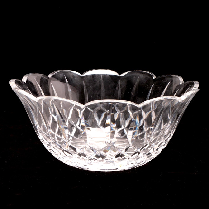 Waterford Crystal Scalloped Bowl