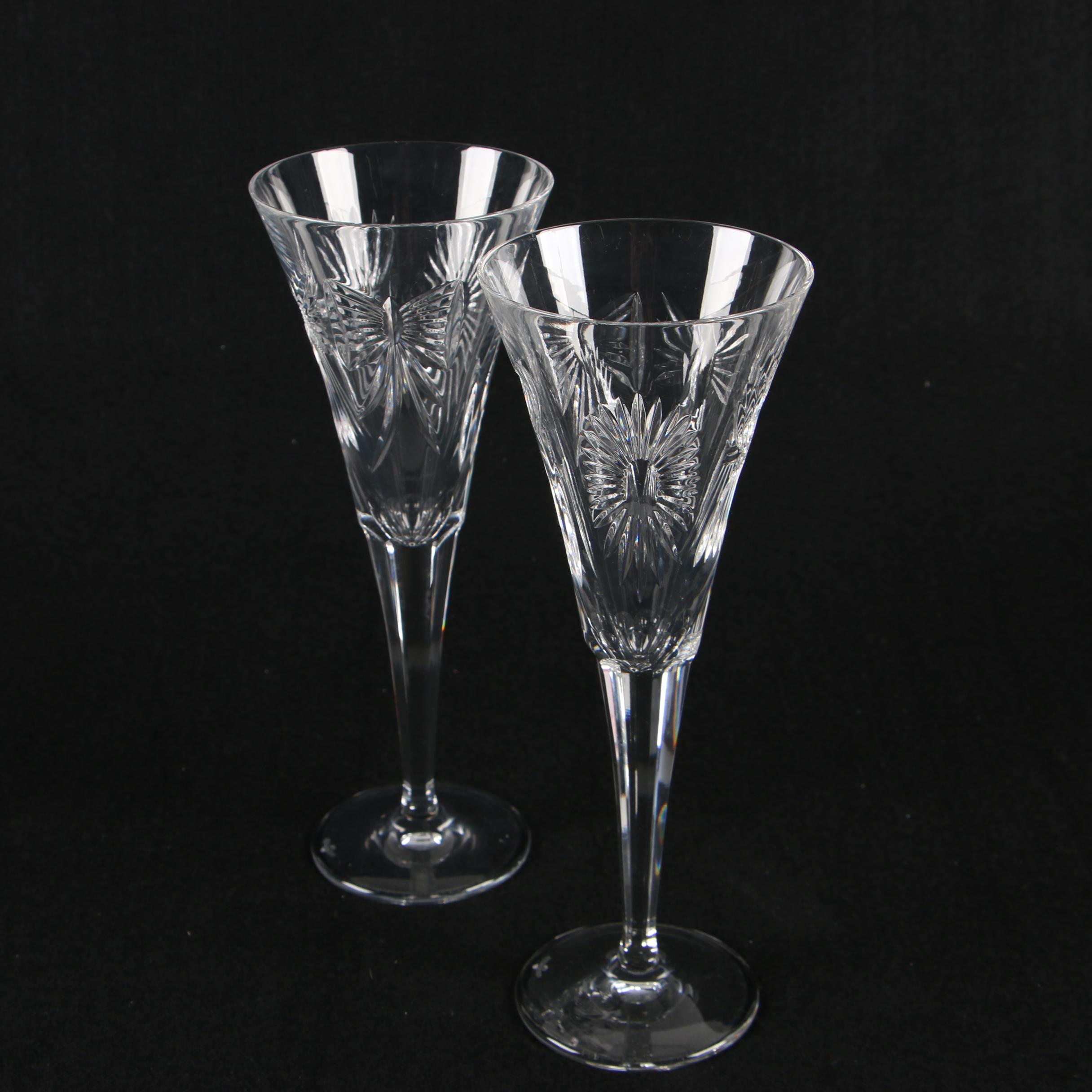 Waterford Crystal "Millennium Series: Five Toasts" Toasting Flutes