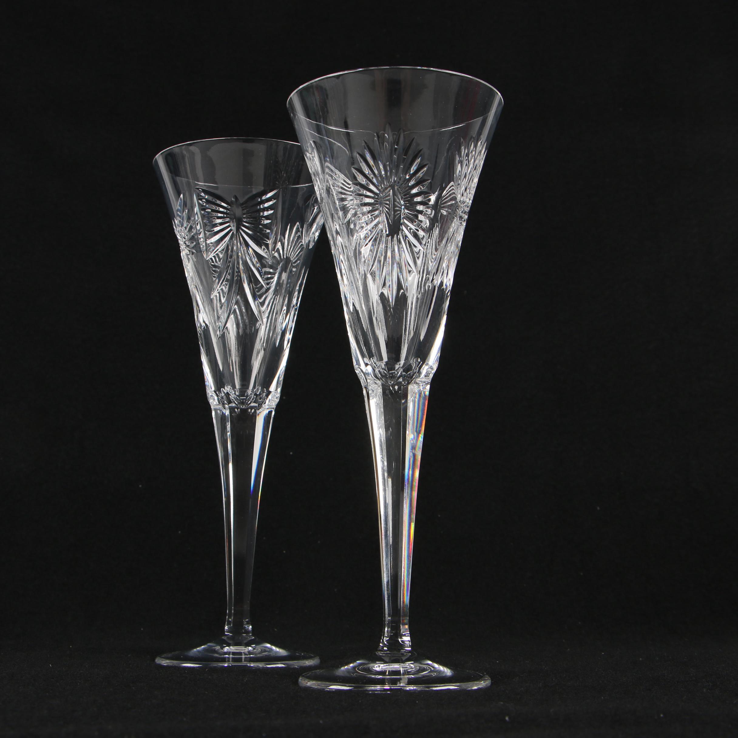 Waterford Crystal "Millennium Series: Five Toasts" Toasting Flutes